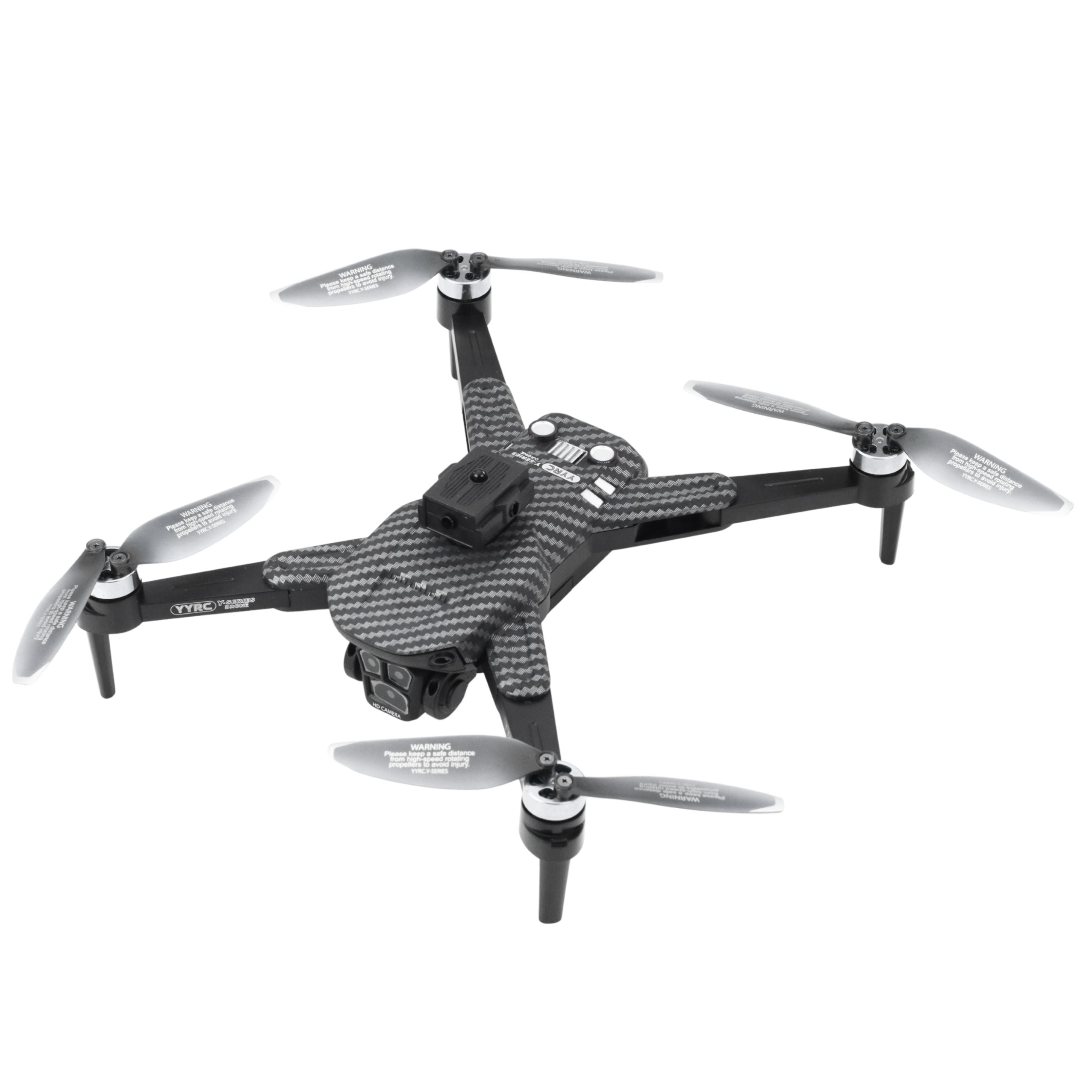 Drone Y329 Hd Camera Wifi Led Lights App Black Carbon