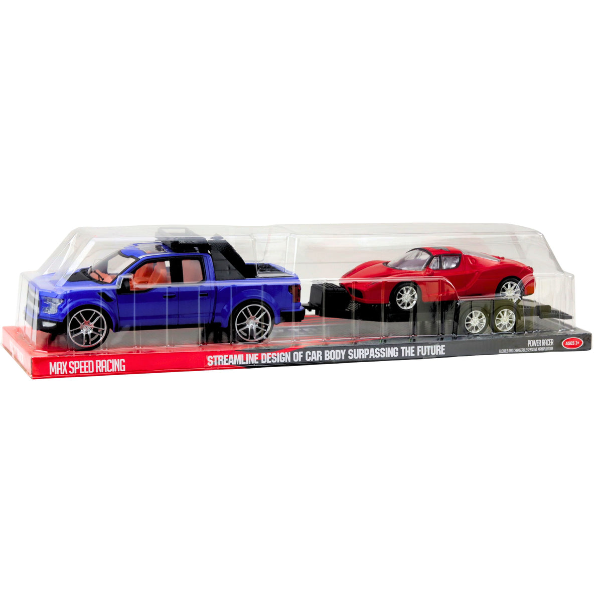 Off-road Vehicle With Tow Truck Sports Car Set