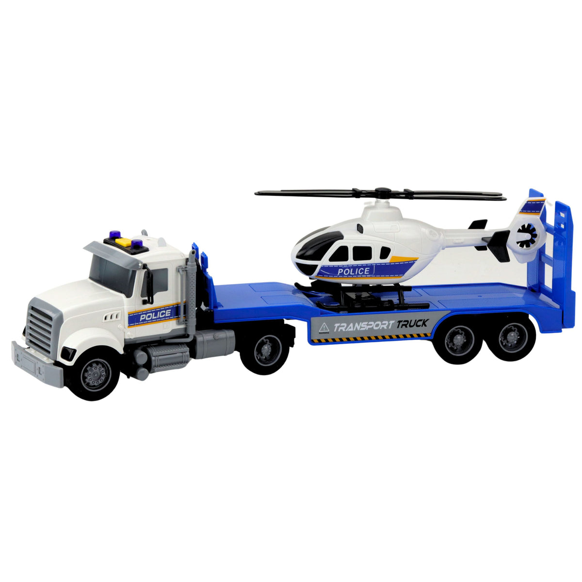 Ensemble de lumières et de sons d'hélicoptère de camion de transport de police