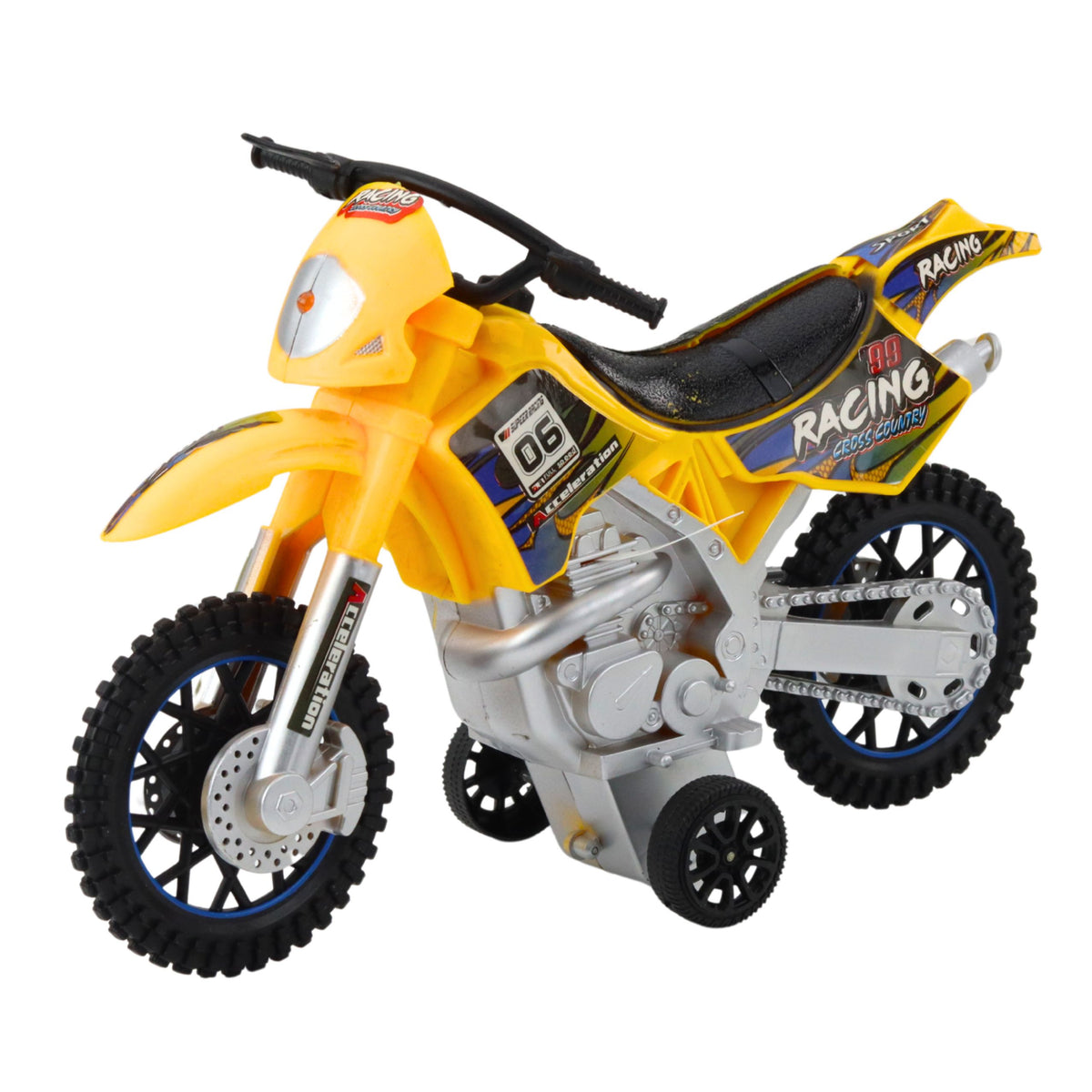 Off-road Cross Bike Drive Lights Sounds Yellow