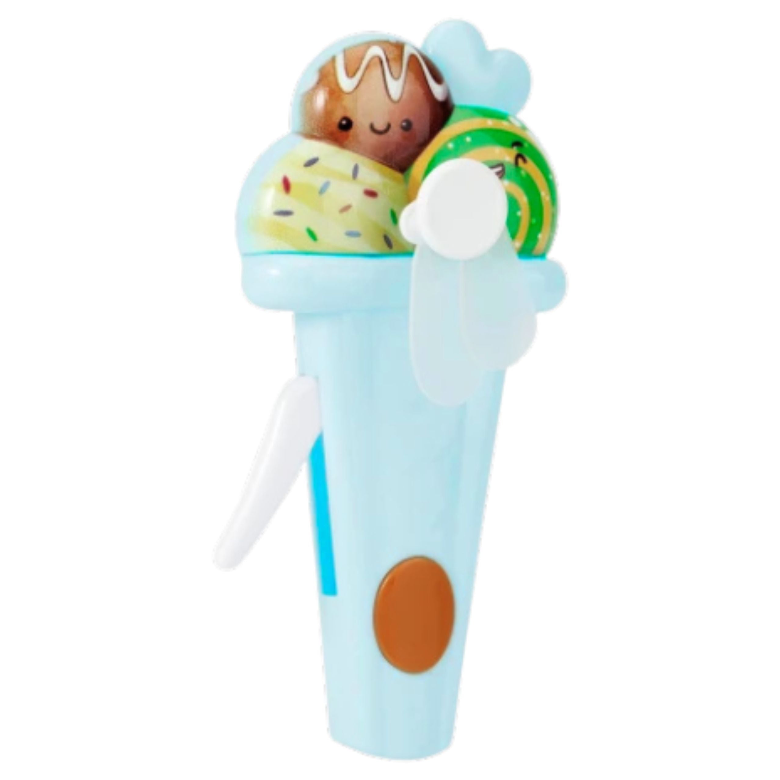 Pinwheel Fan For Children Mechanical Drive Ice Cream Mix Color