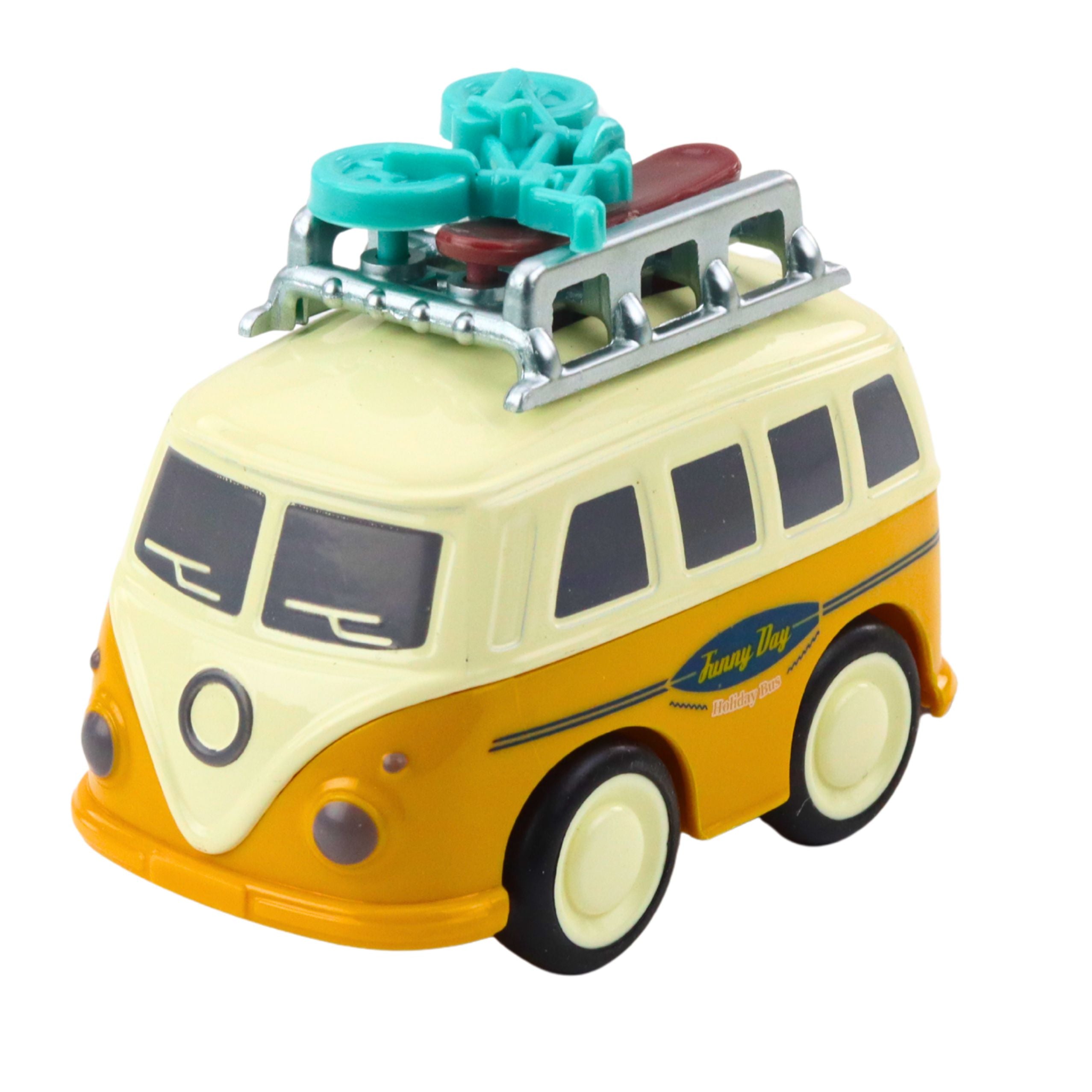 Tourist Camper With Drive And Movable Luggage Metal Mix