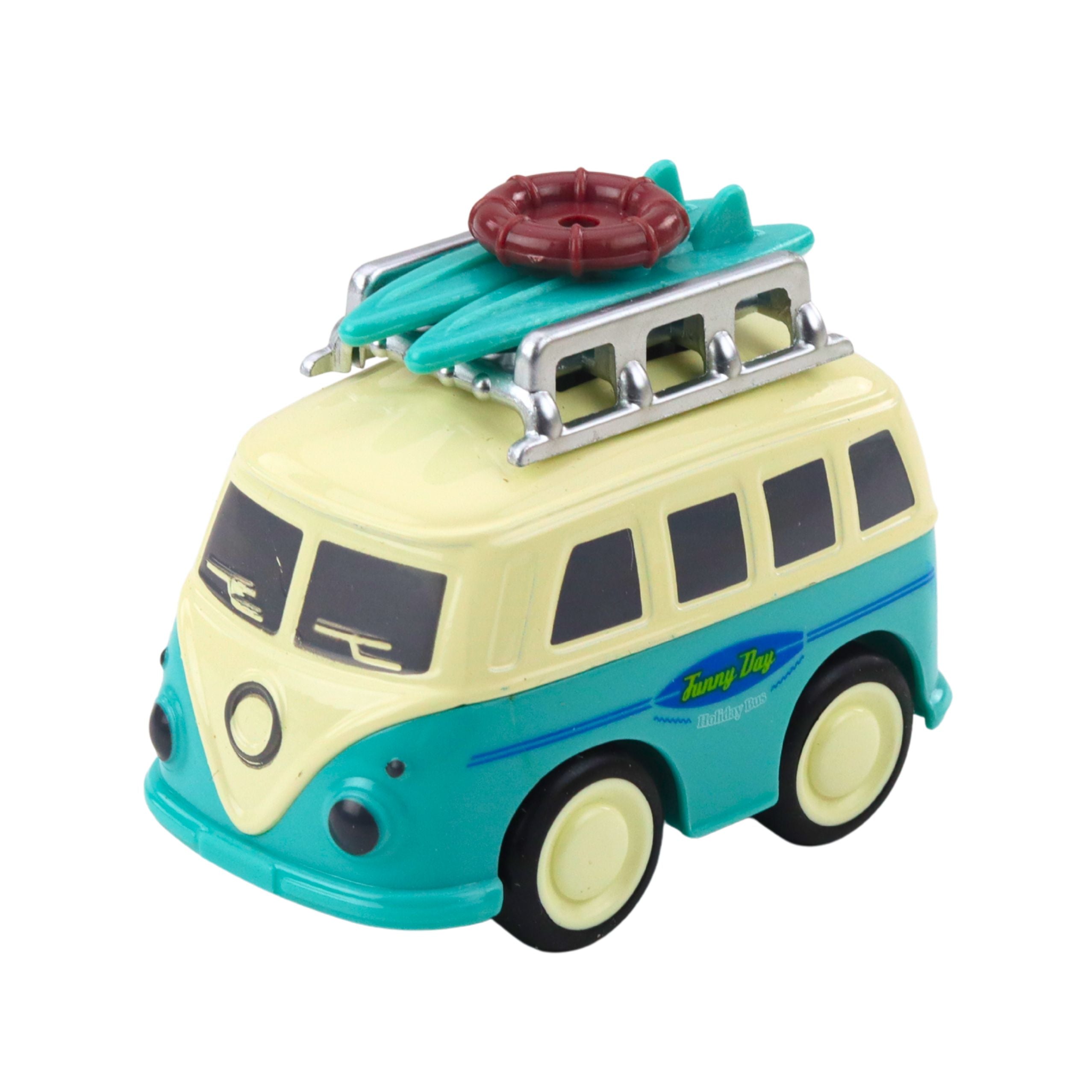 Tourist Camper With Drive And Movable Luggage Metal Mix