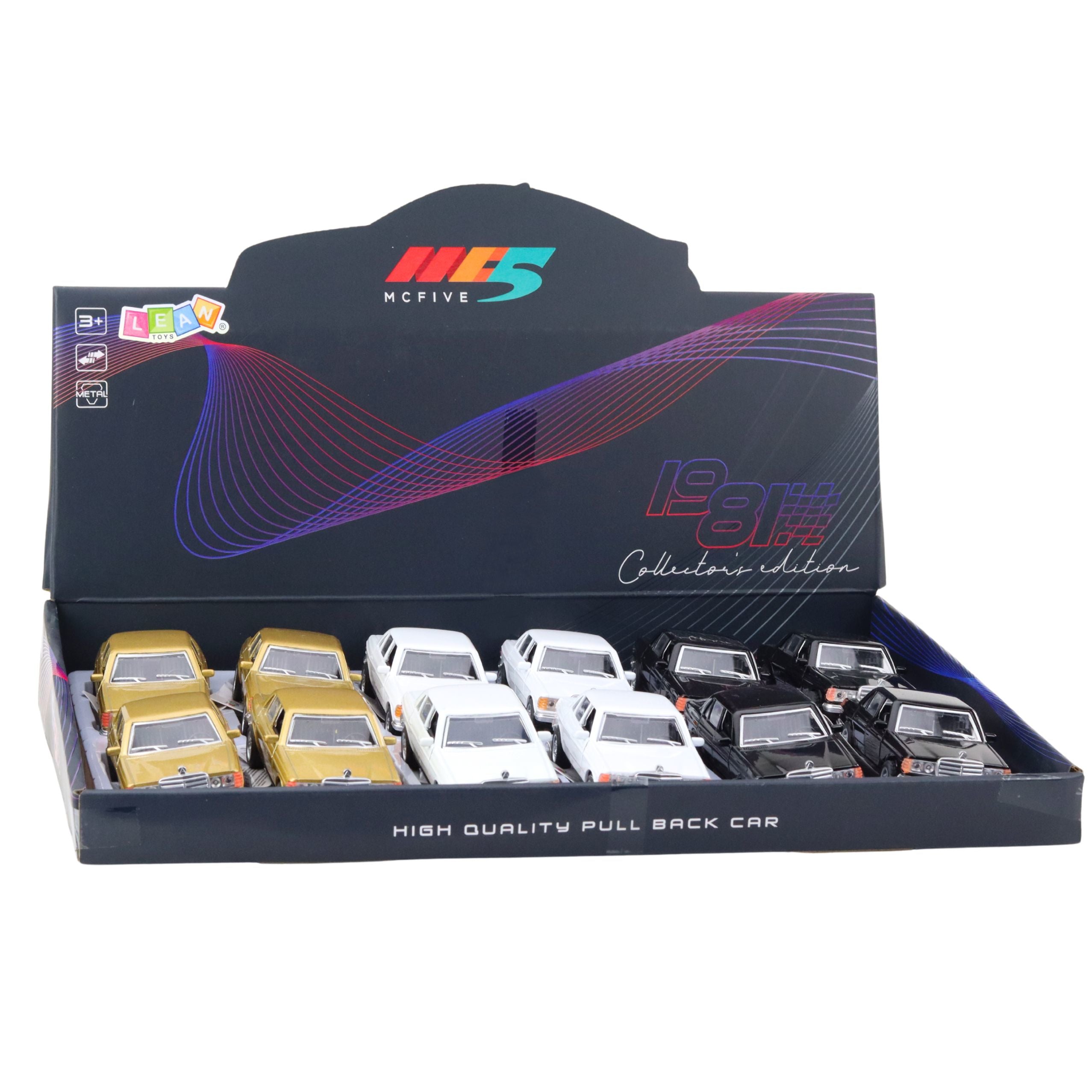Classic Car Metal Motorized Lights Sounds Opening Doors Mix