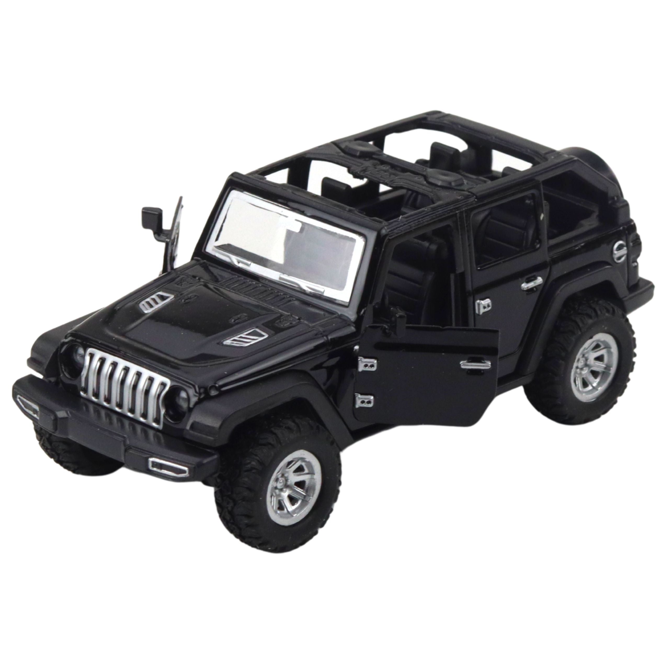 Off-road Suv Car Metal Pull-back Drive Opening Doors Mix