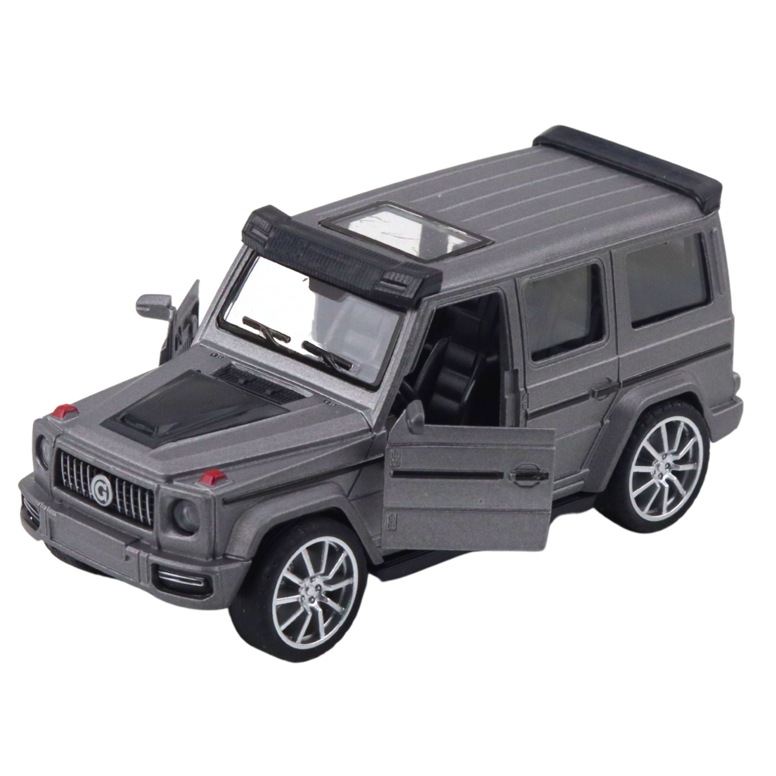 Off-road Suv Car Metal Pull-back Drive Opening Doors Mix
