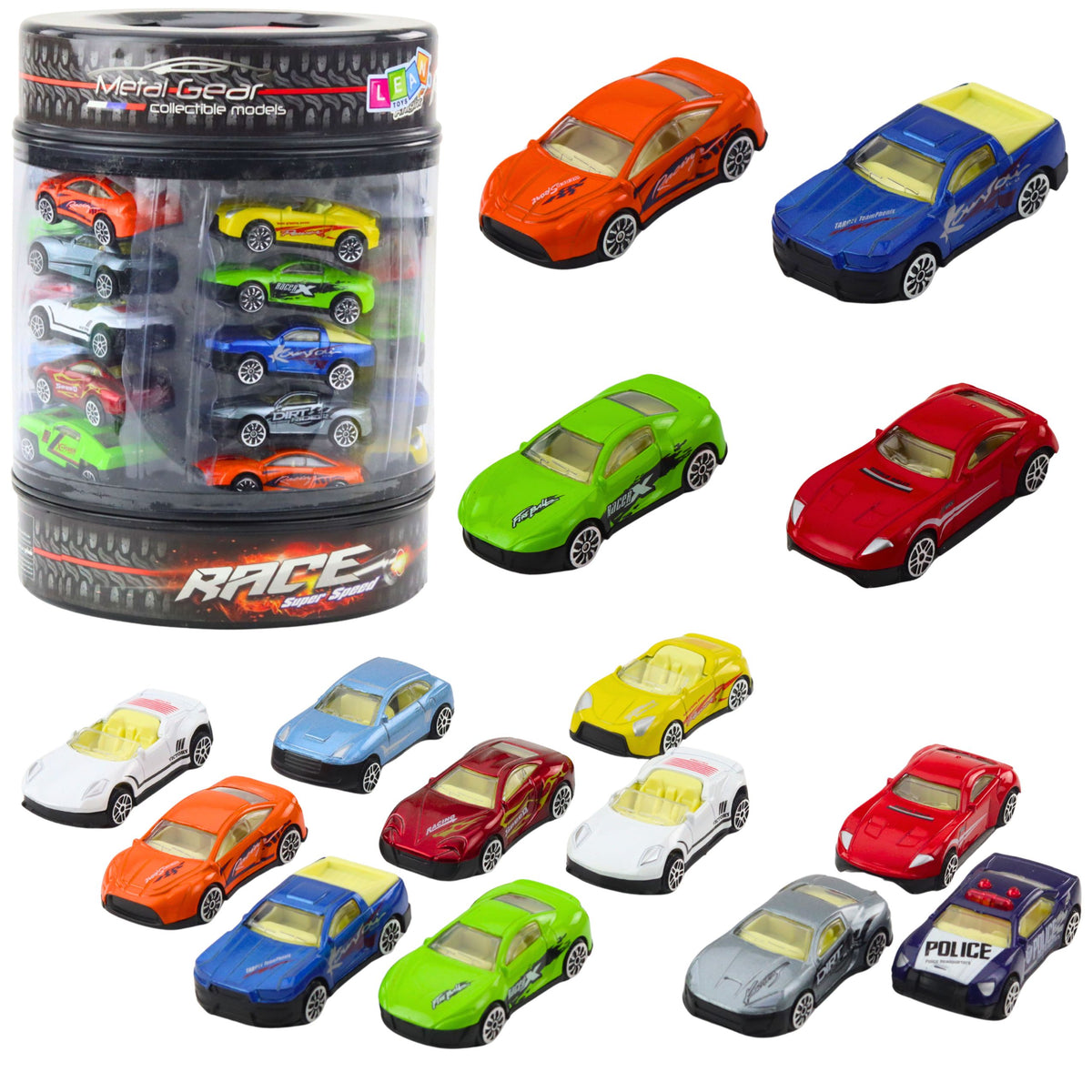 Set Of Springs In A Tube Modern Sports Cars 1:64