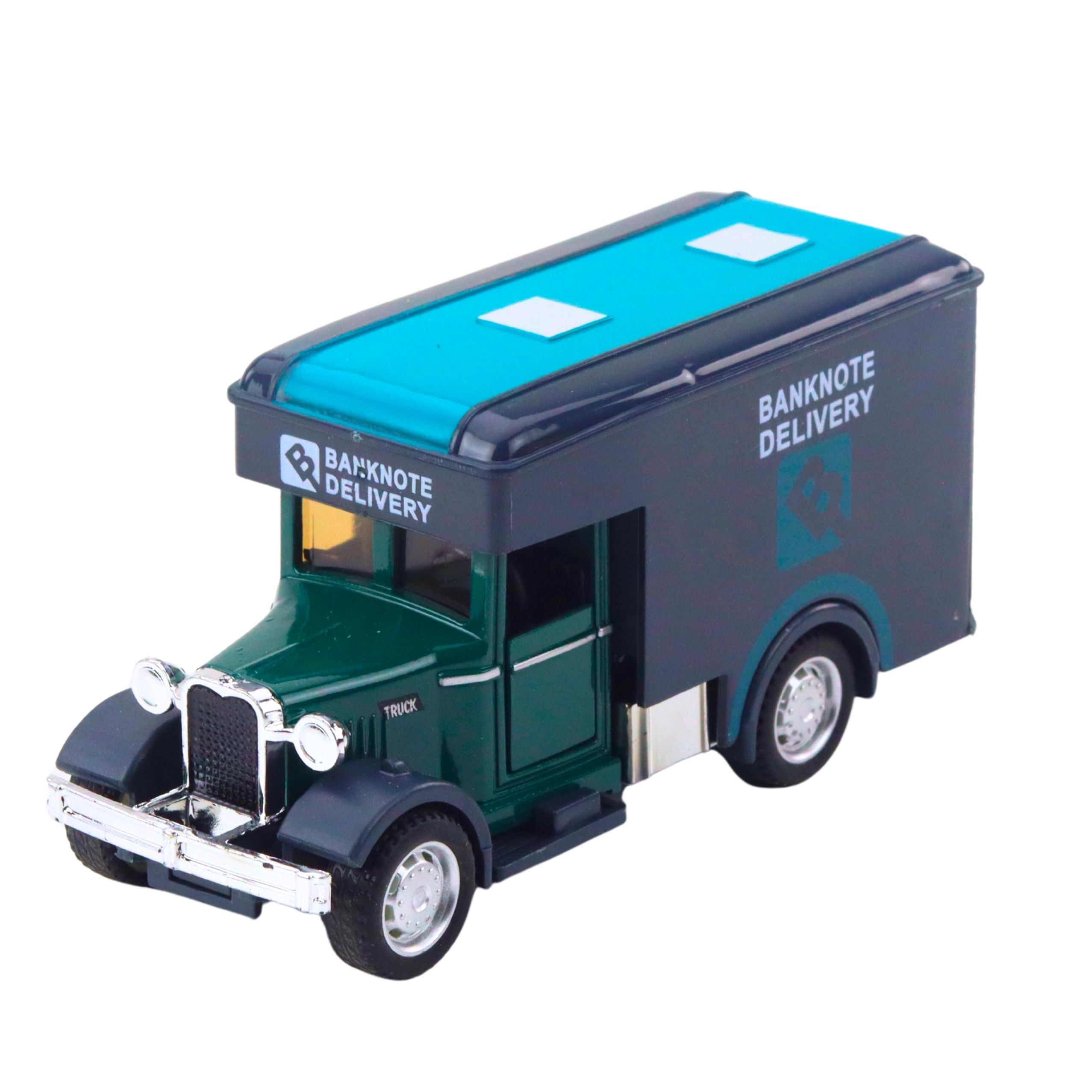 Classic Metal Truck Pull Back Lights Sounds