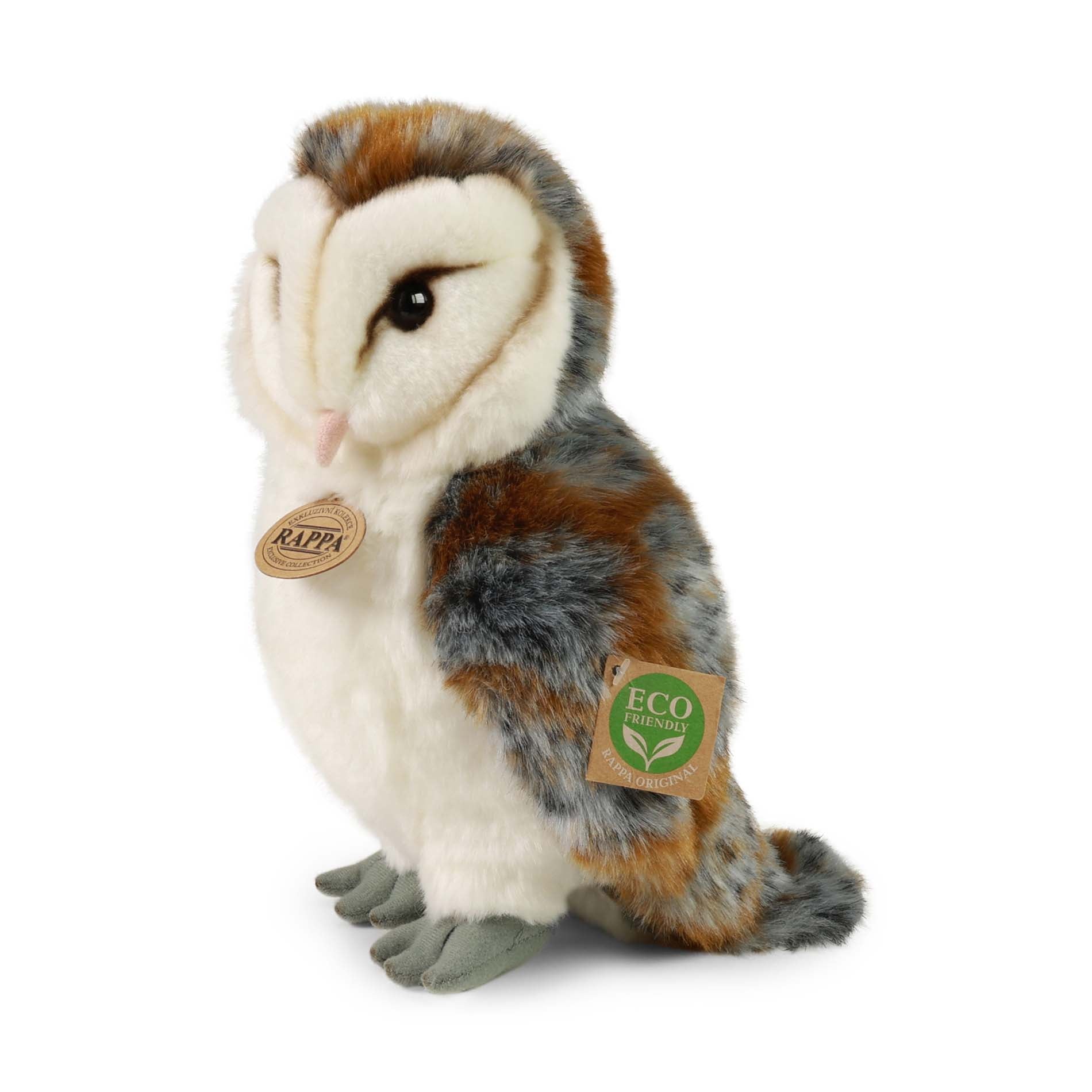 Plush Common Barn Owl 27 Cm Eco-friendly