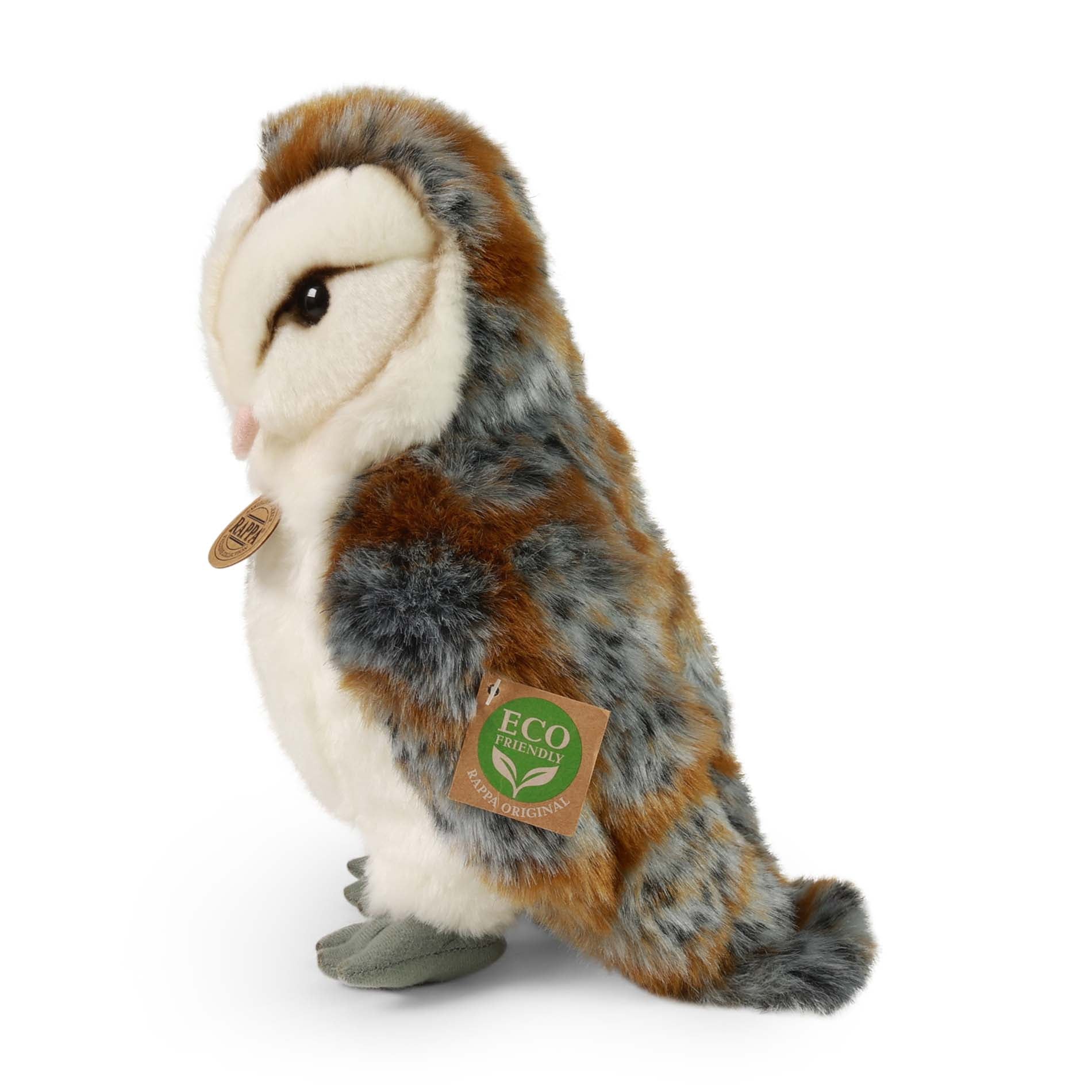 Plush Common Barn Owl 27 Cm Eco-friendly
