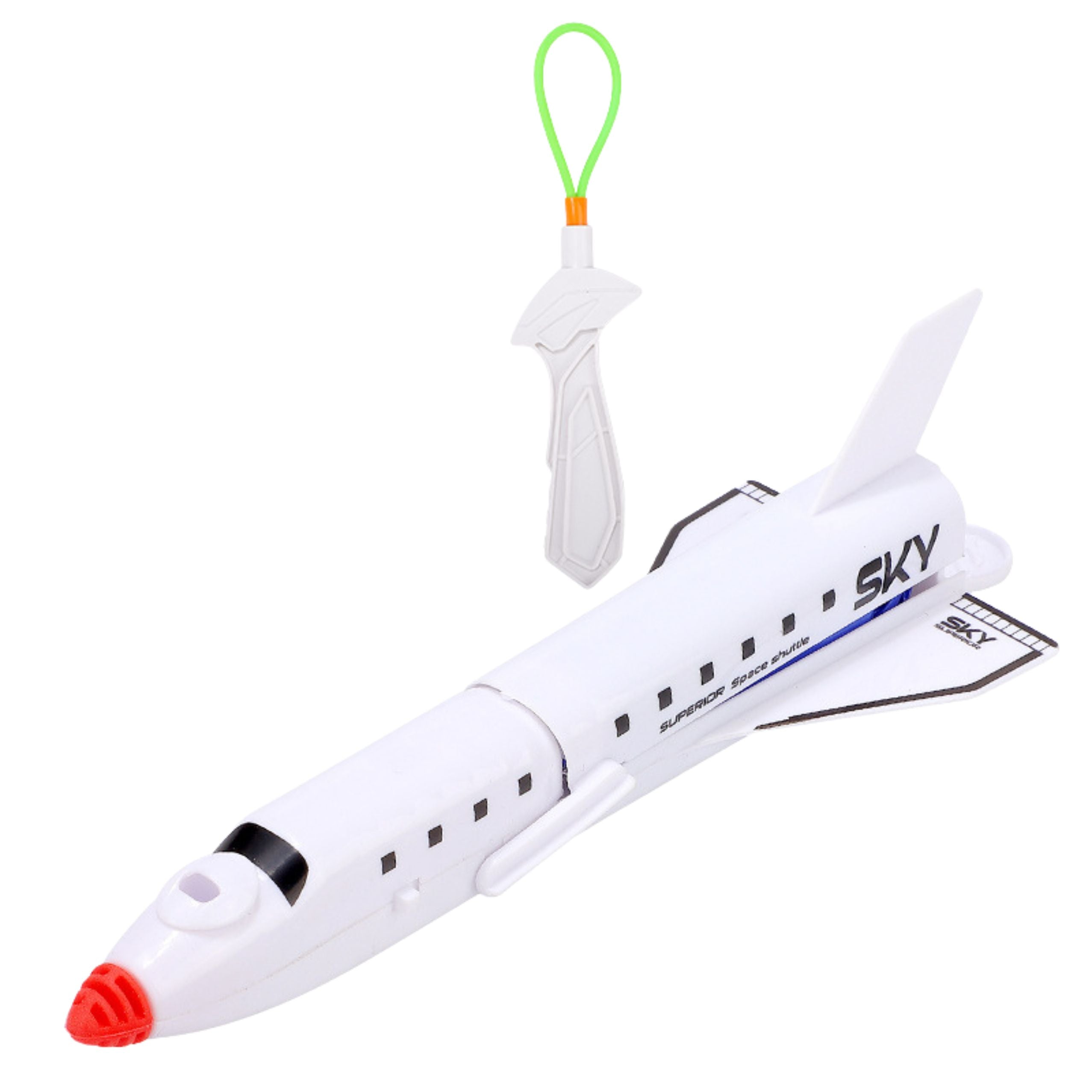 Spaceship With Parachute Slingshot Light Arcade Sports Game