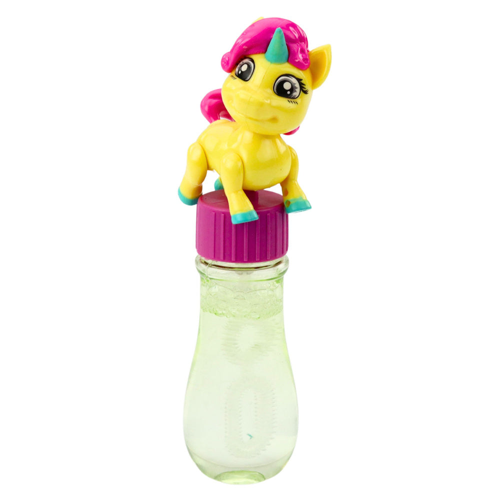 Soap Bubbles Unicorn Movable Figurine Colorful 14cm Mix