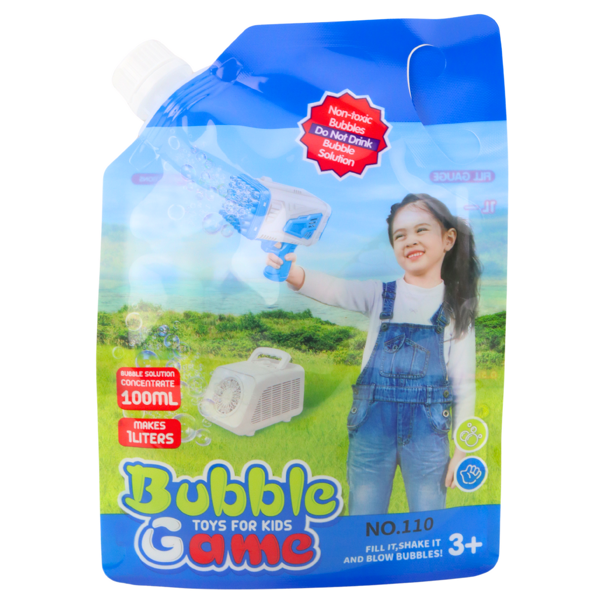 Bubble Liquid Concentrate 100ml para misturar 1l de solução