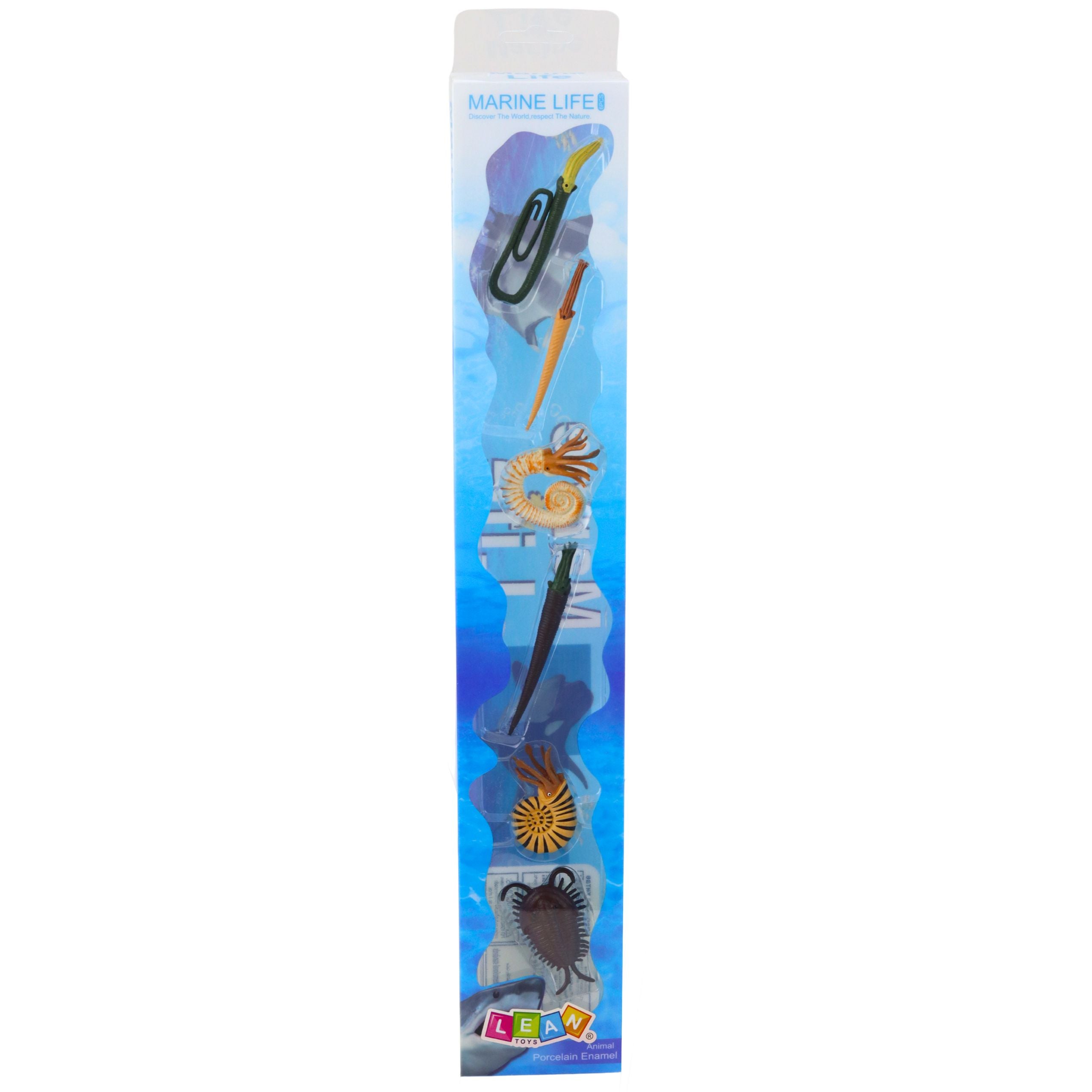 Set Of Mini Figures Sea Animals Turtle Tuna Fish 6-9cm 6 Pcs.