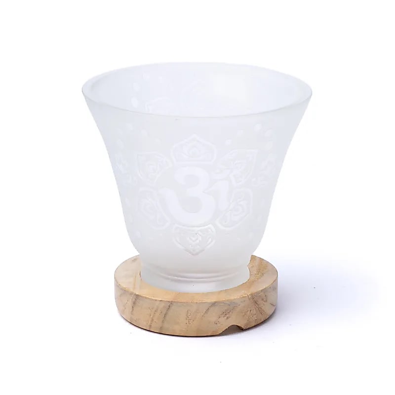 Lámpara De Piedras Preciosas Ohm Con Cable Y Led - 12x12cm