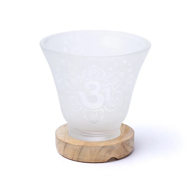 Lámpara De Piedras Preciosas Ohm Con Cable Y Led - 12x12cm