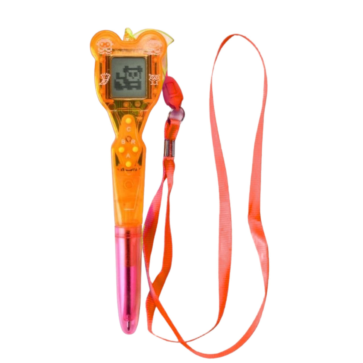 Juego Electrónico Con Bolígrafo 168 En 1 Cordón Rosa Y Naranja