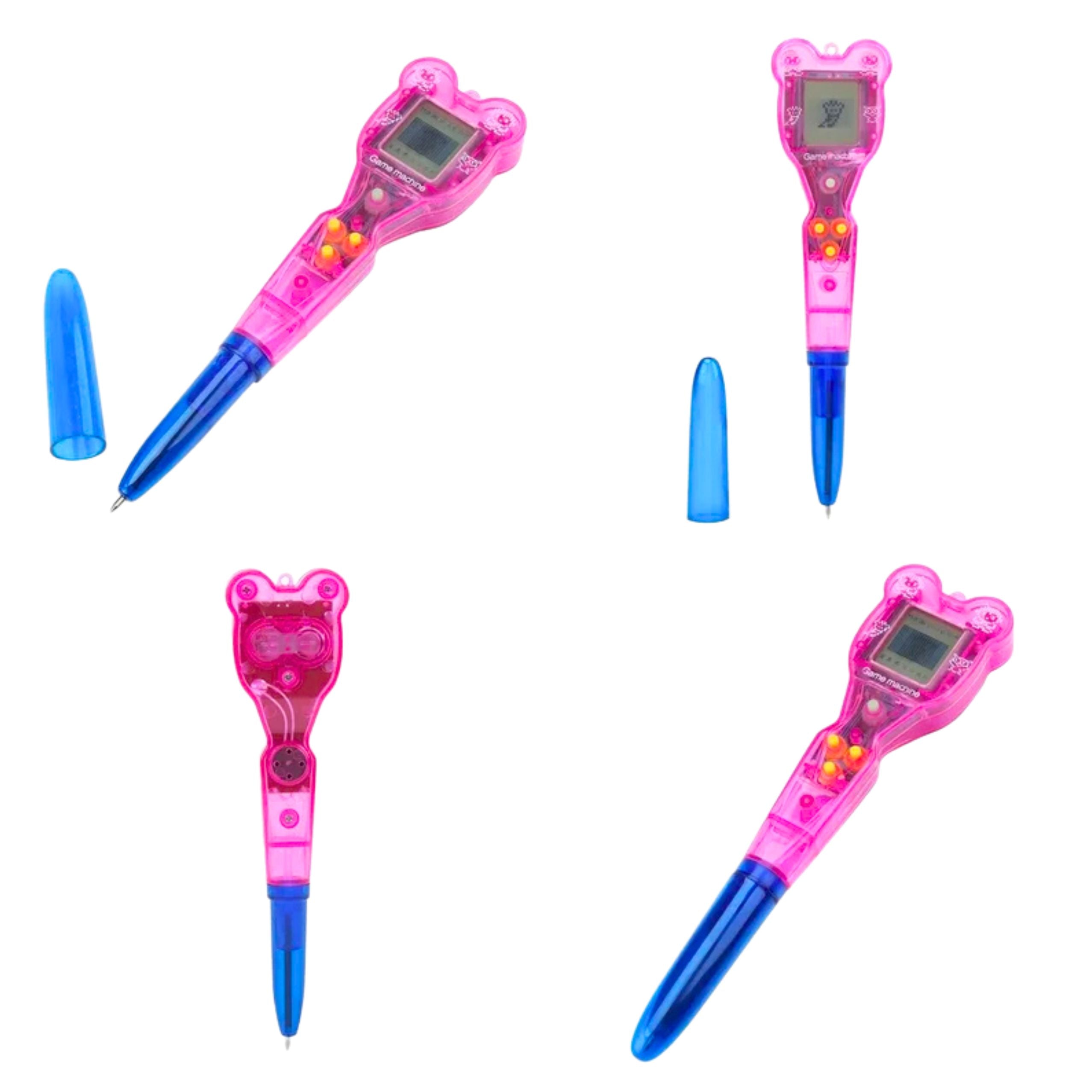 Electronic Game With Pen 168 In 1 Blue And Pink Lanyard