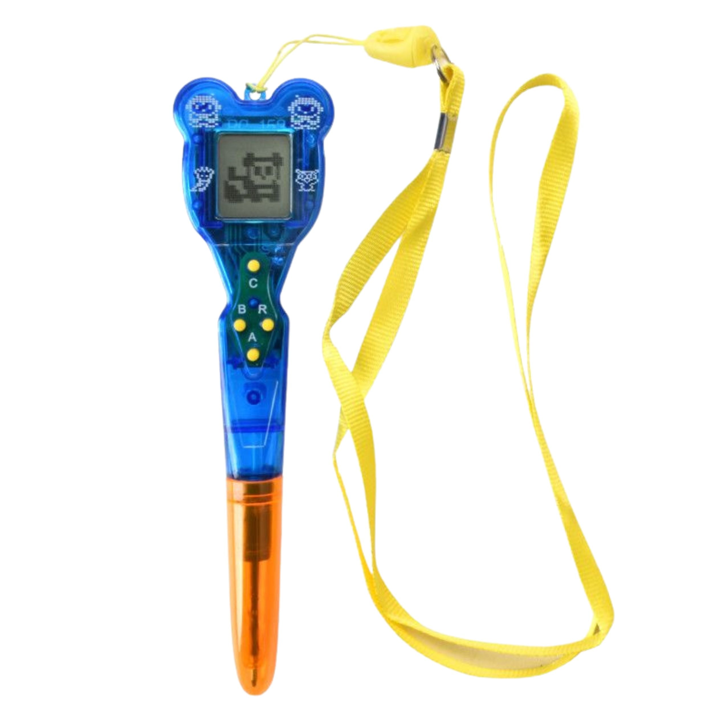 Electronic Game With Pen 168 In 1 Orange And Blue Lanyard