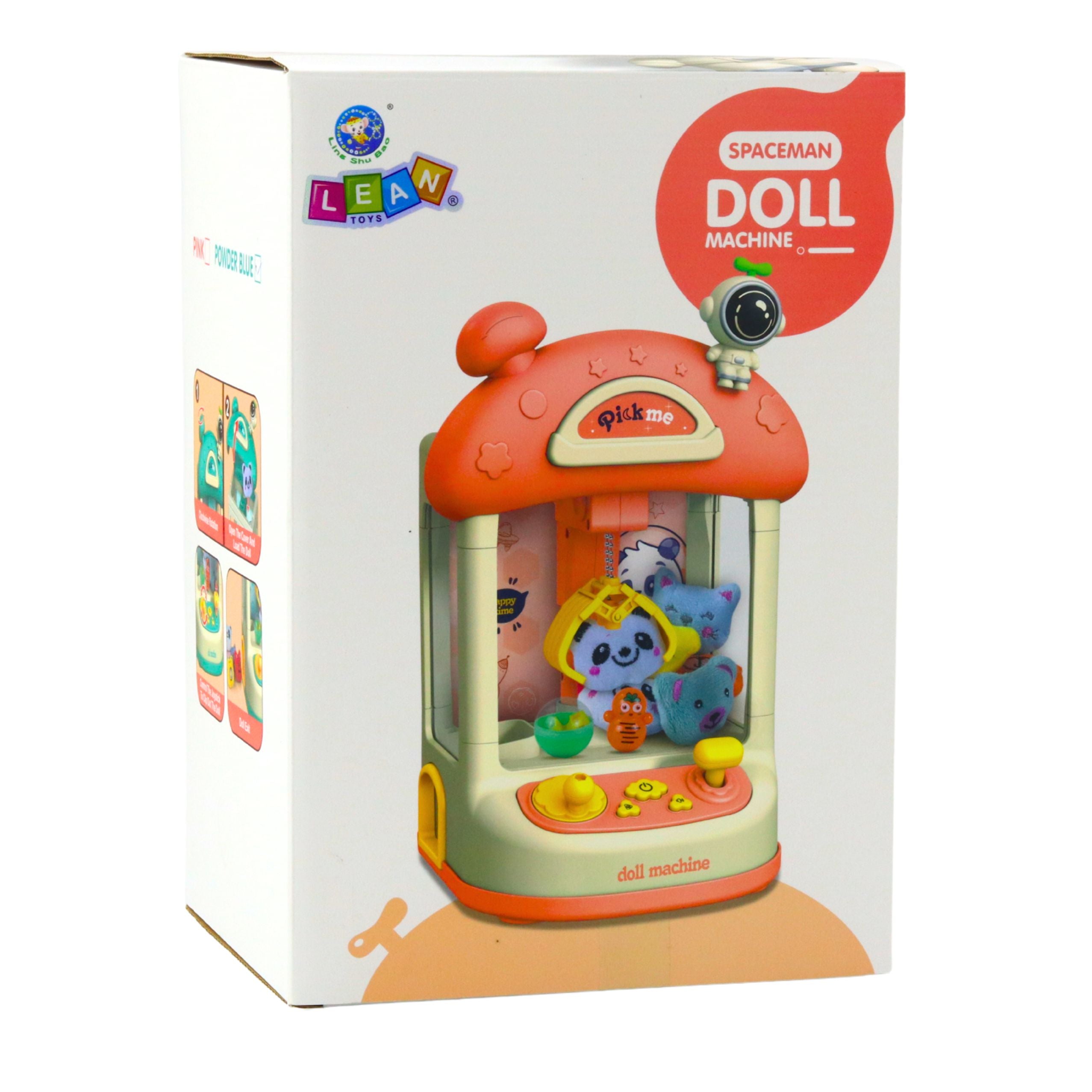 Blue Plush Toy Ball Catcher Machine For Kids