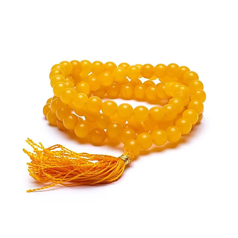 Mala Goudkwarts Aa Kwaliteit 108 Kralen - 0,8 Cm