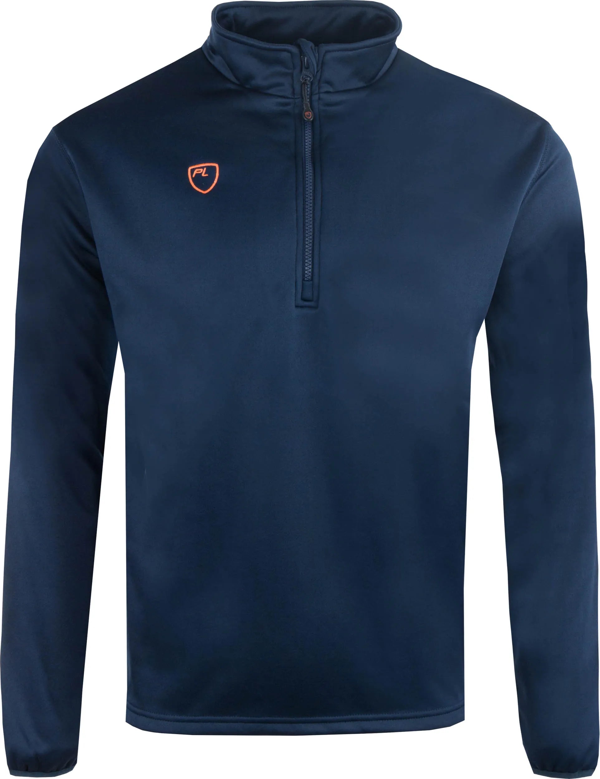 Męska bluza Playerlayer z zamkiem 1/4, warstwa środkowa w kolorze granatowym