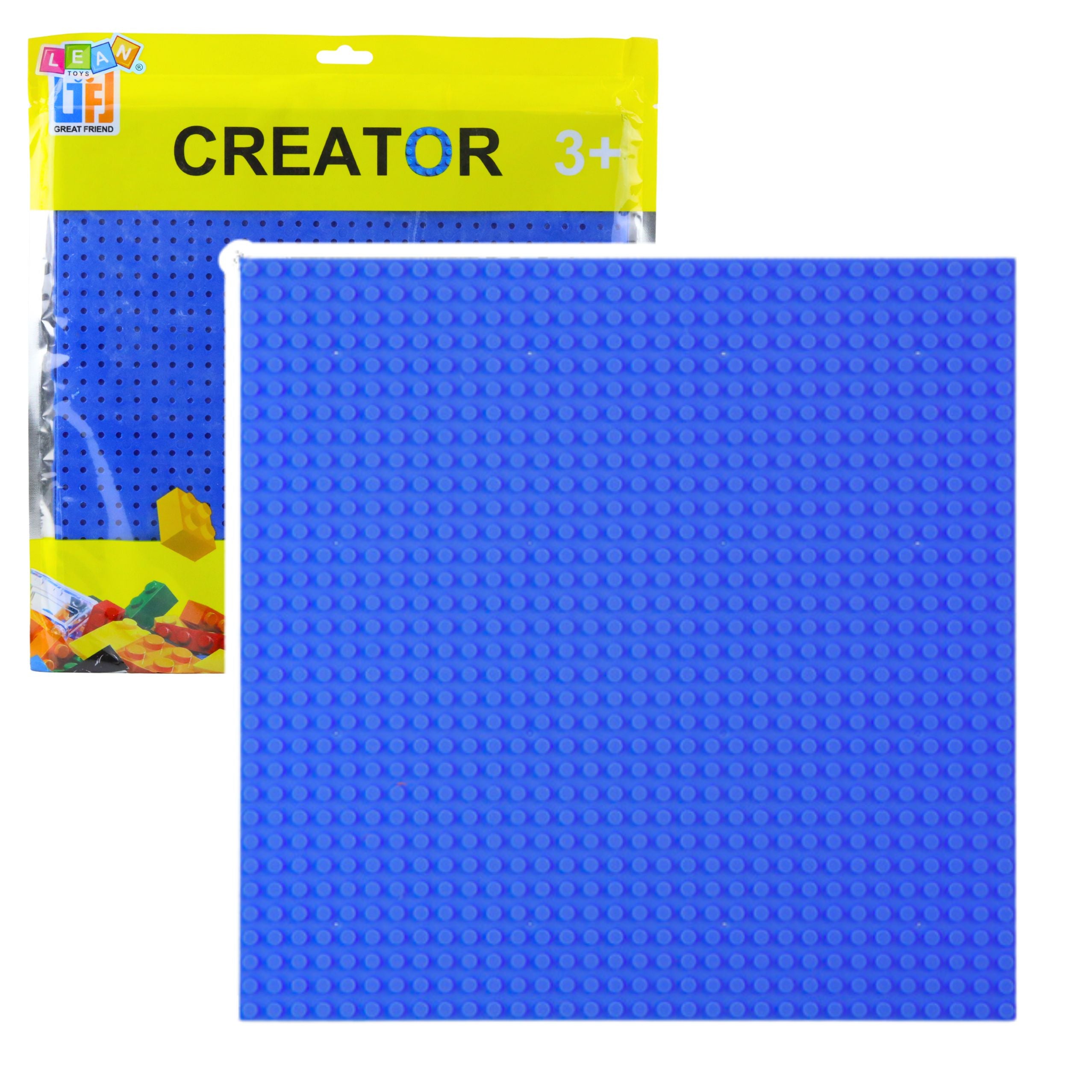 Construction Board For Building Blocks Navy Blue 25.5x25.5 Cm