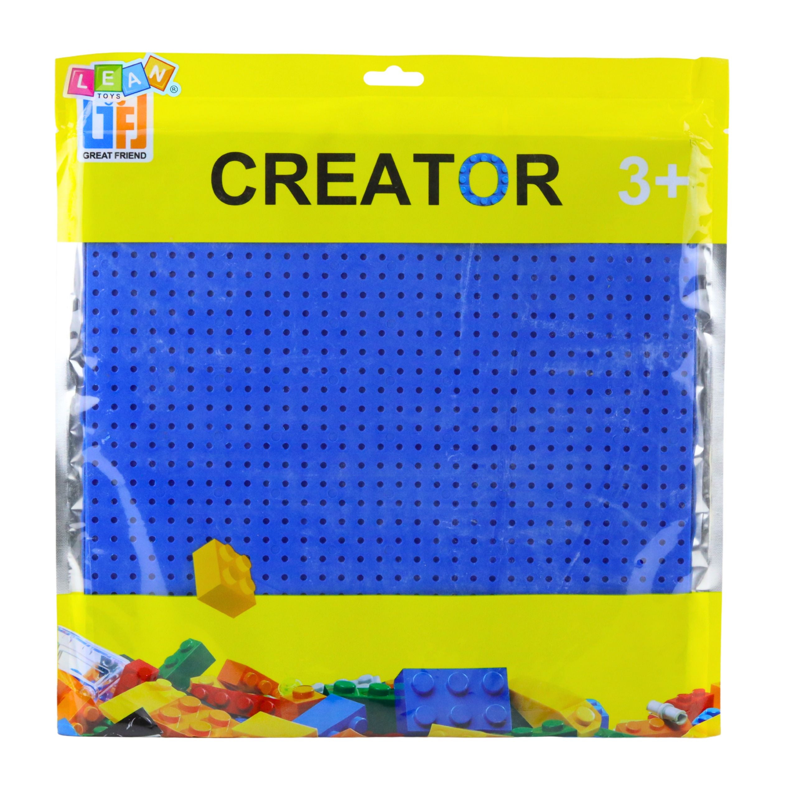 Construction Board For Building Blocks Navy Blue 25.5x25.5 Cm