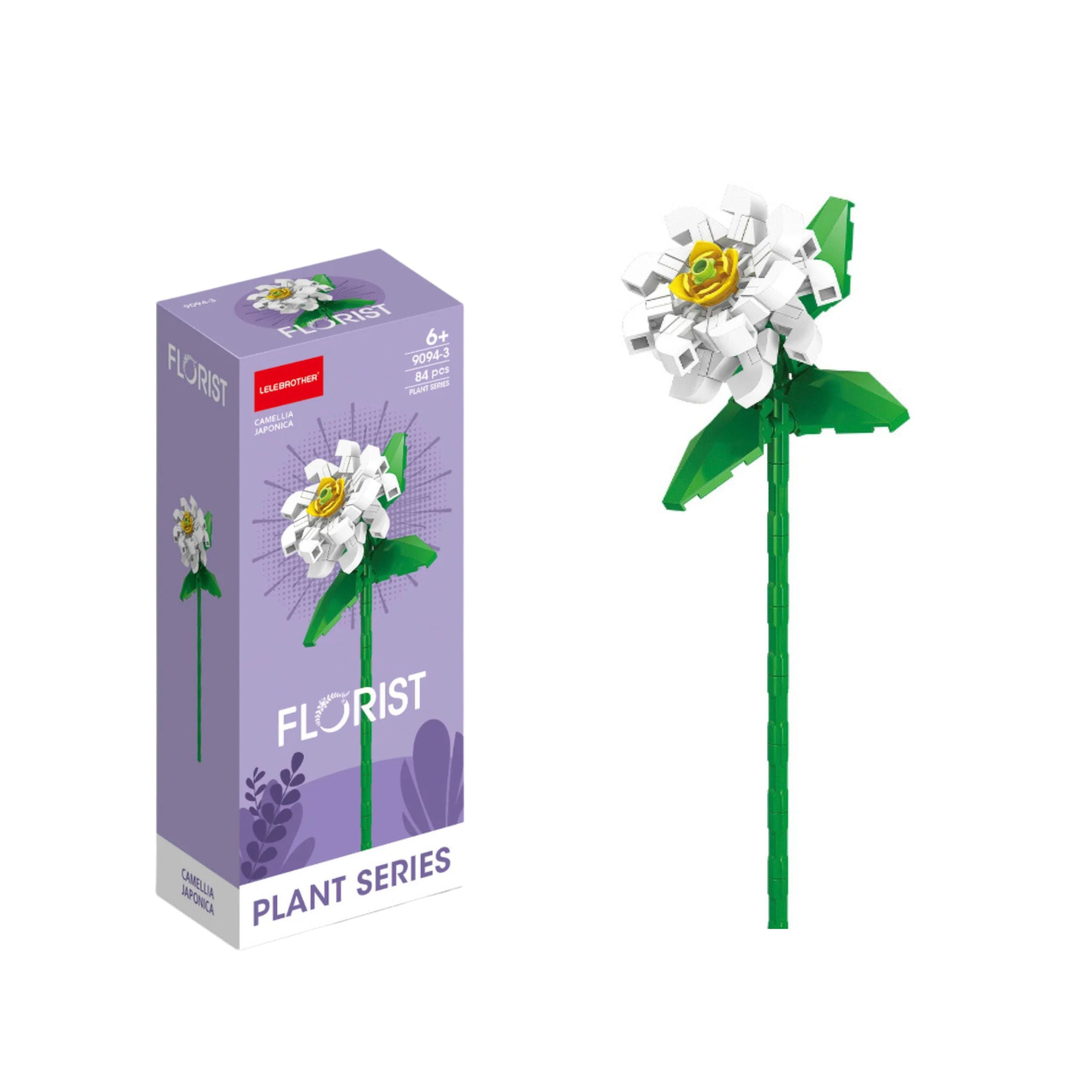 Construction Blocks Single Decorative Flower 56-245 Pcs.