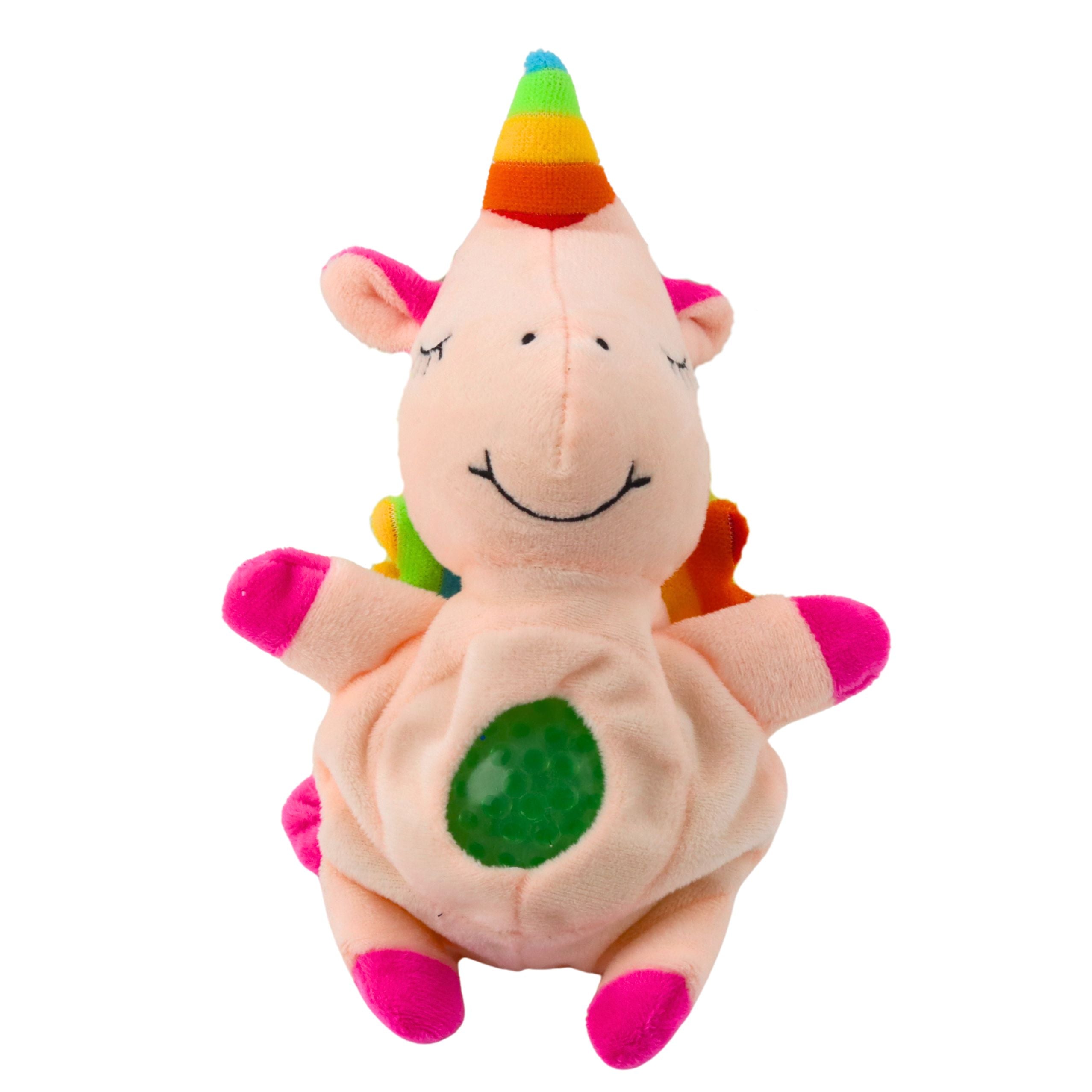 Plush Toy Squeezable Tummy With Water Balls 20cm Mix