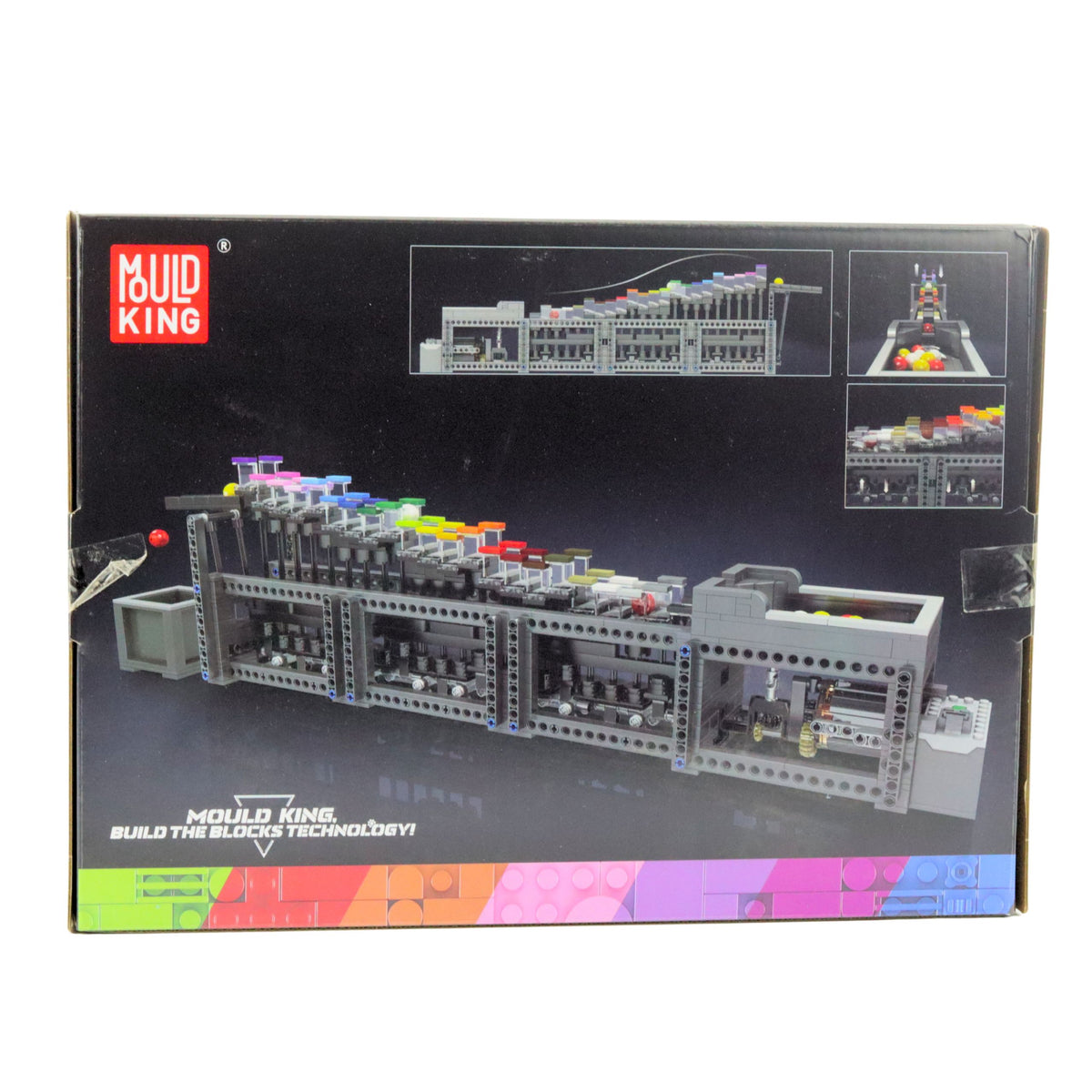 Construction Blocks Ball Track With Electric Motor 1038 Pcs.