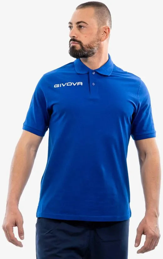 Koszulka polo Givova Polo Cotone Piquet Summer Blue