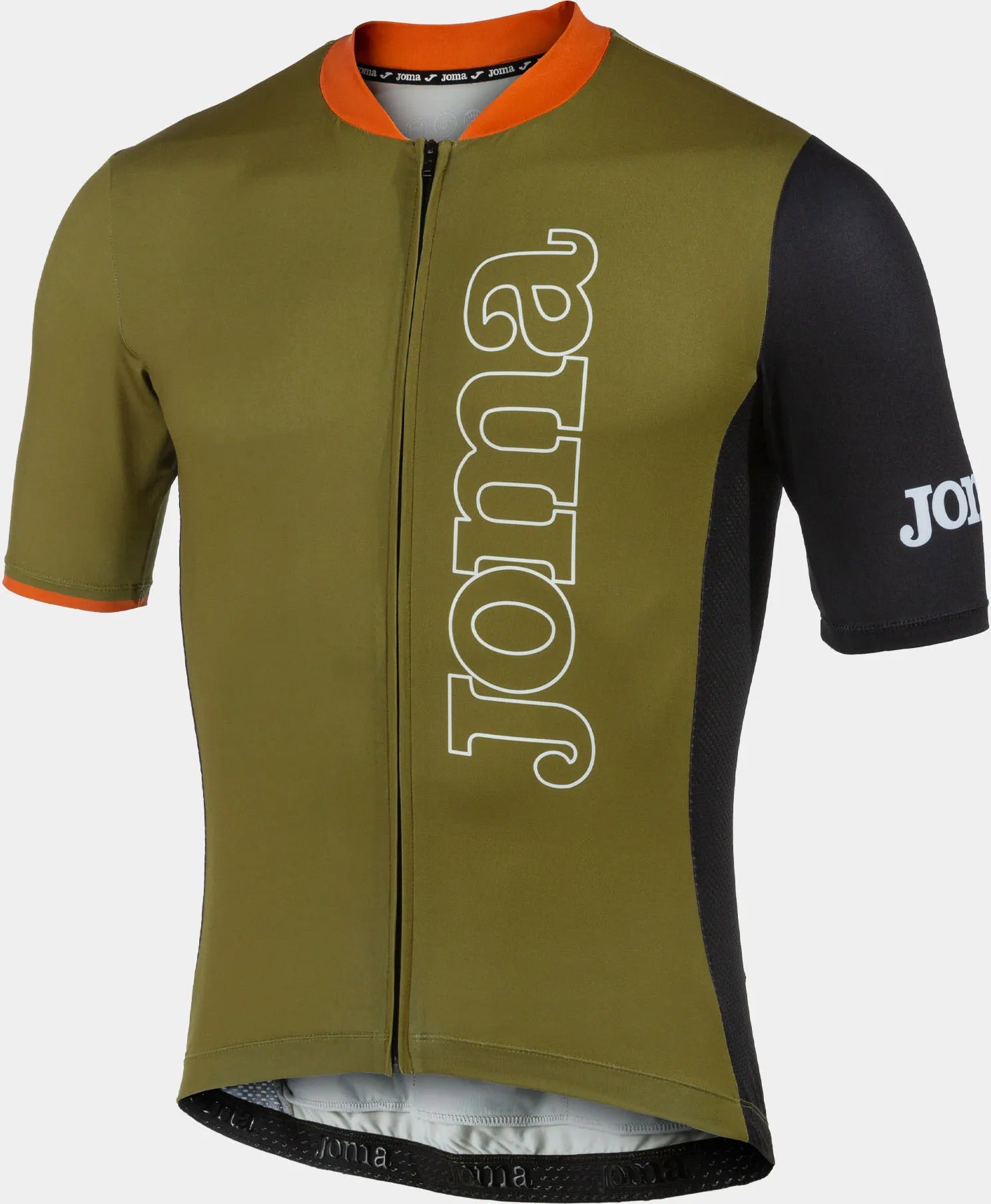 Radtrikot Joma Crono Cycling Khaki Schwarz Grün L
