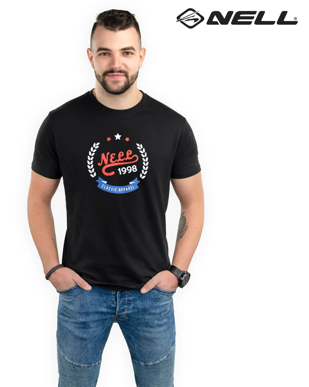 T-shirt da uomo Nell Alvar Nera