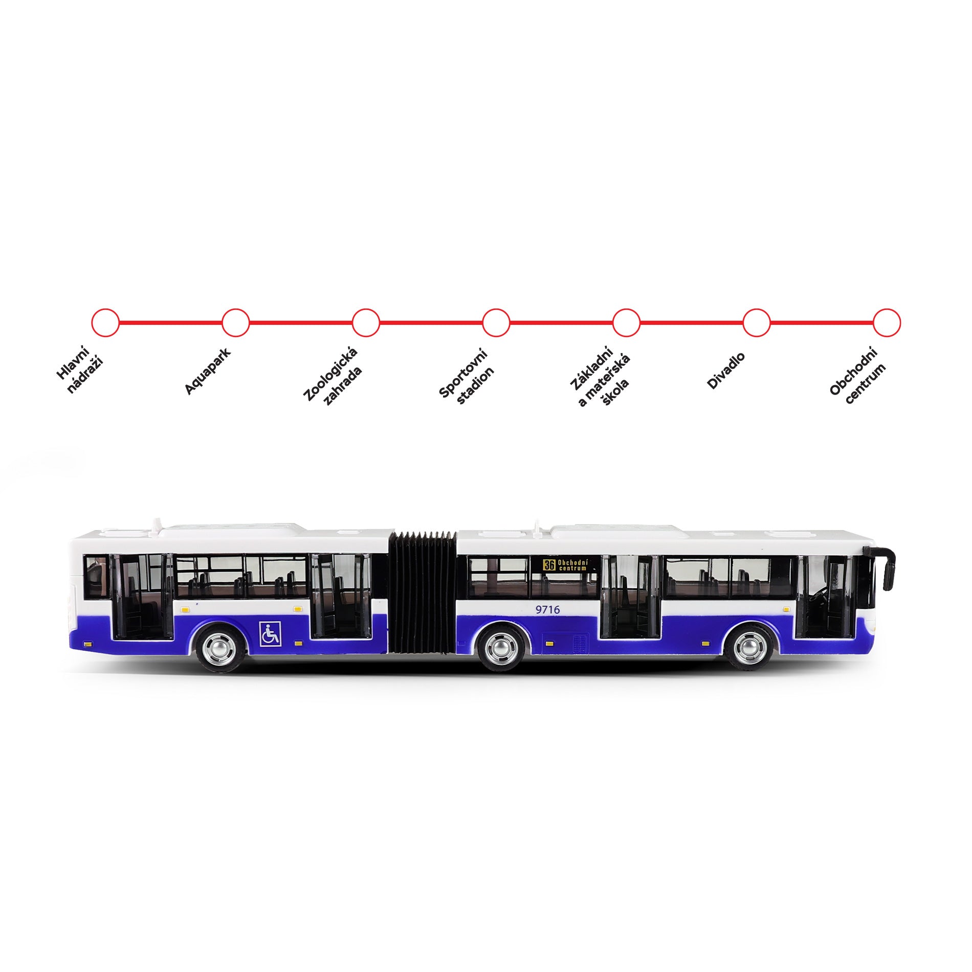 The Bus Reports Stops In Czech 36 Cm