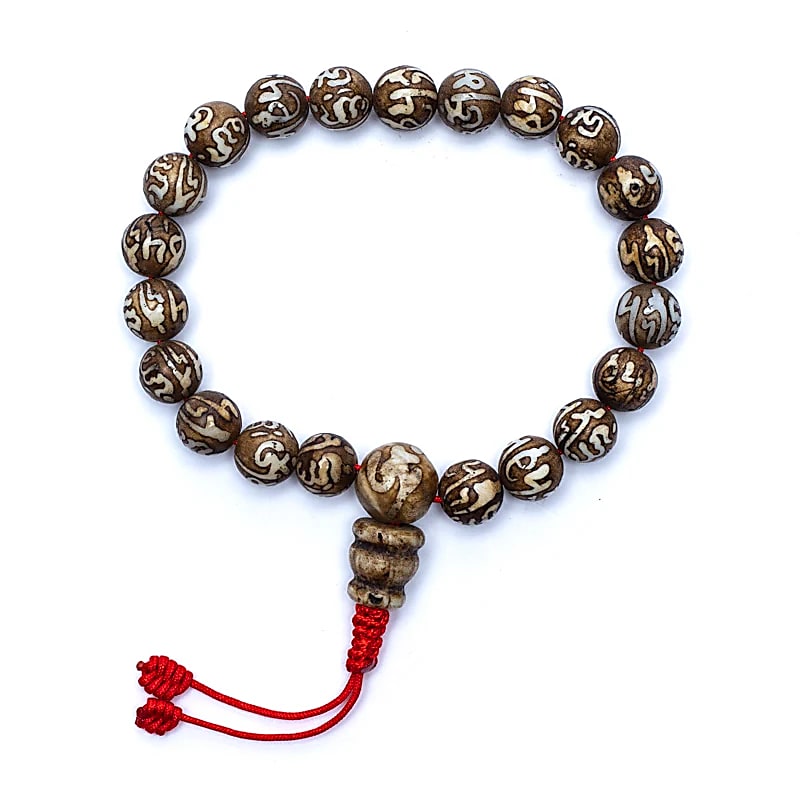 Mala Concha Ompmh Tallada 21 Cuentas Ajustables - 0,8 Cm