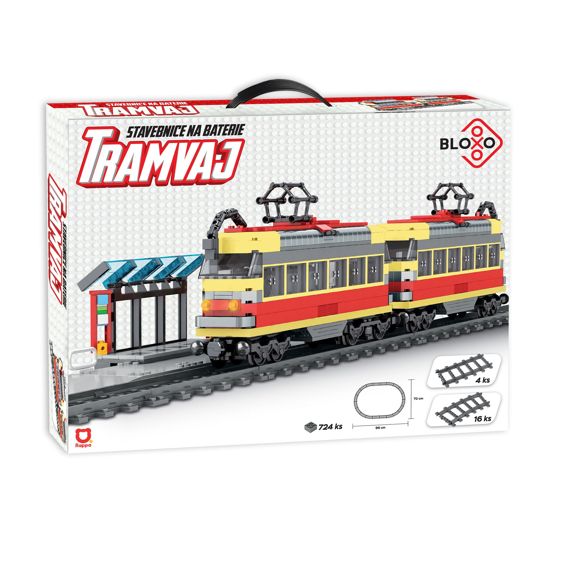 Kit Tram faoi thiomáint ceallraí 724 ríomhaire