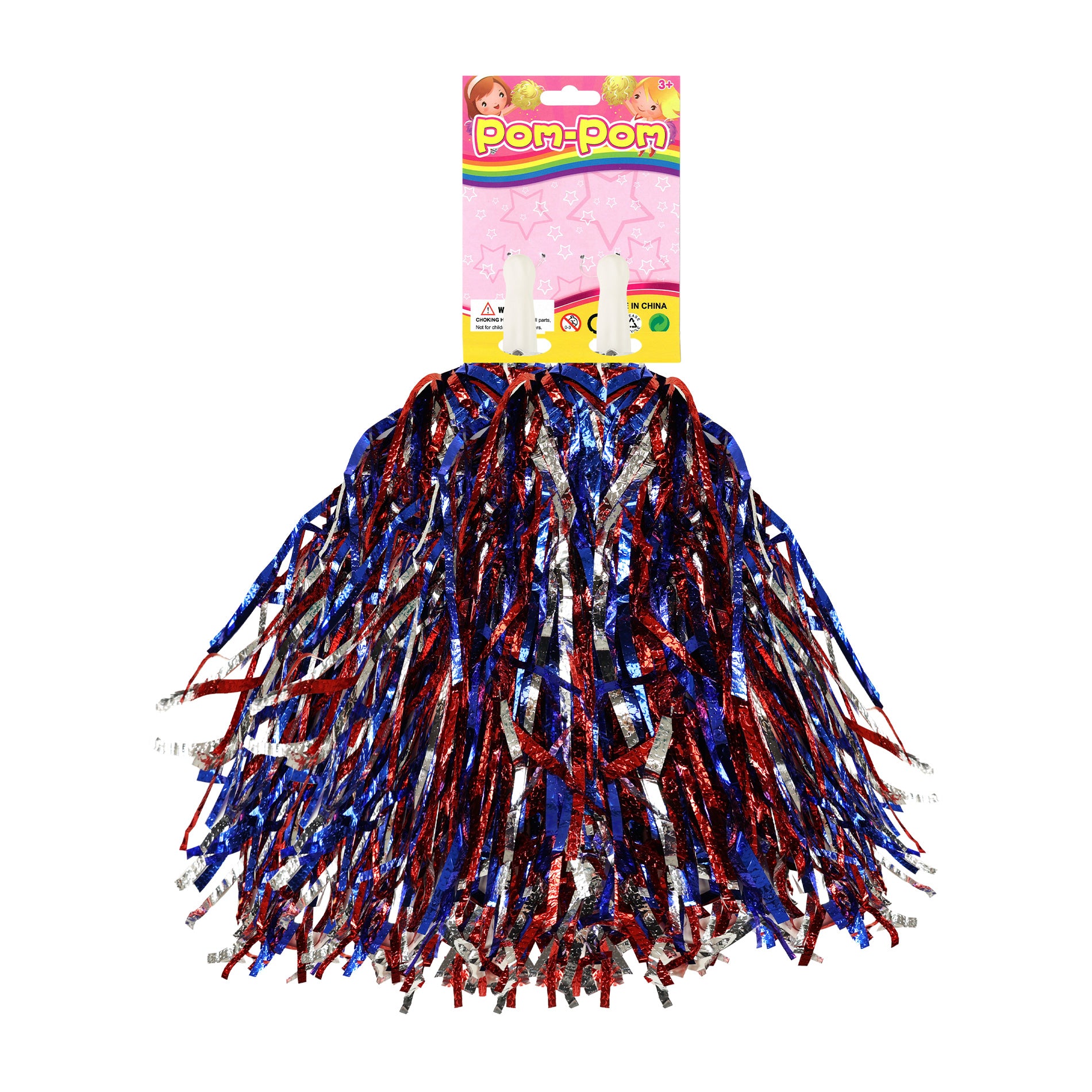 Tricolor Pom Pom Wave