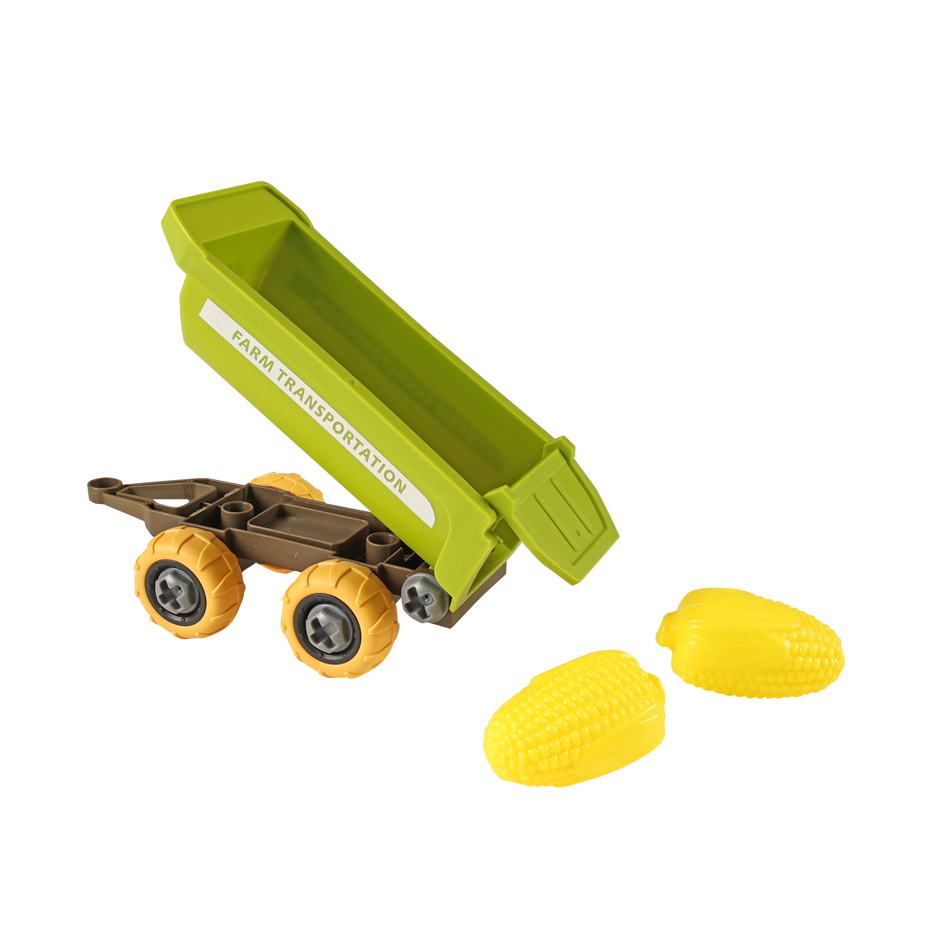 Plastskruvtraktor med sidospår