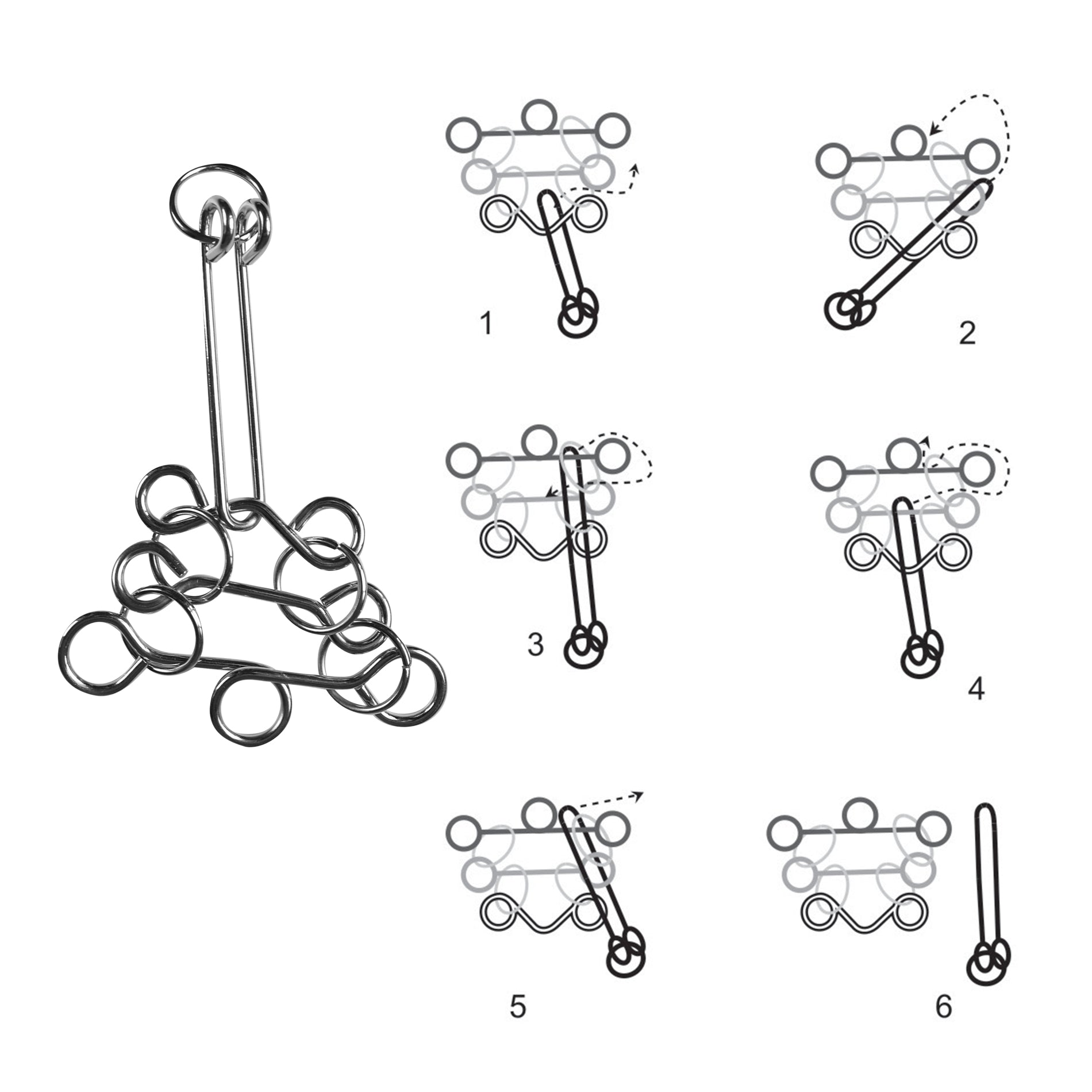 Rompecabezas de metales
