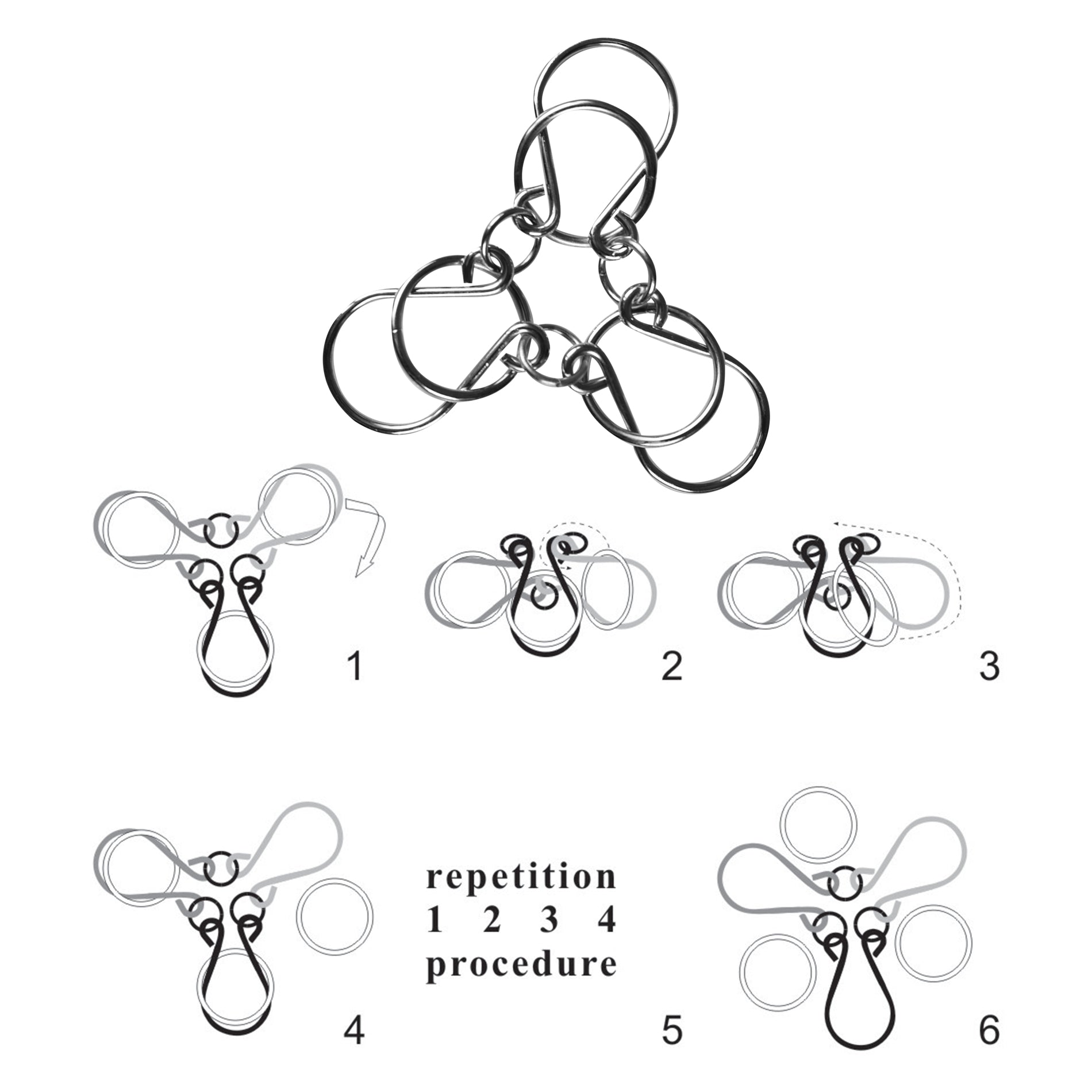 Rompecabezas de metales