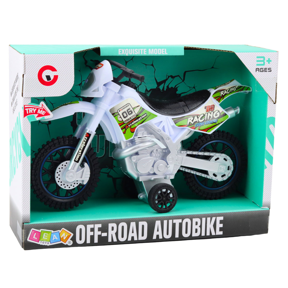Motocross Off-road Drive Lights Sounds White
