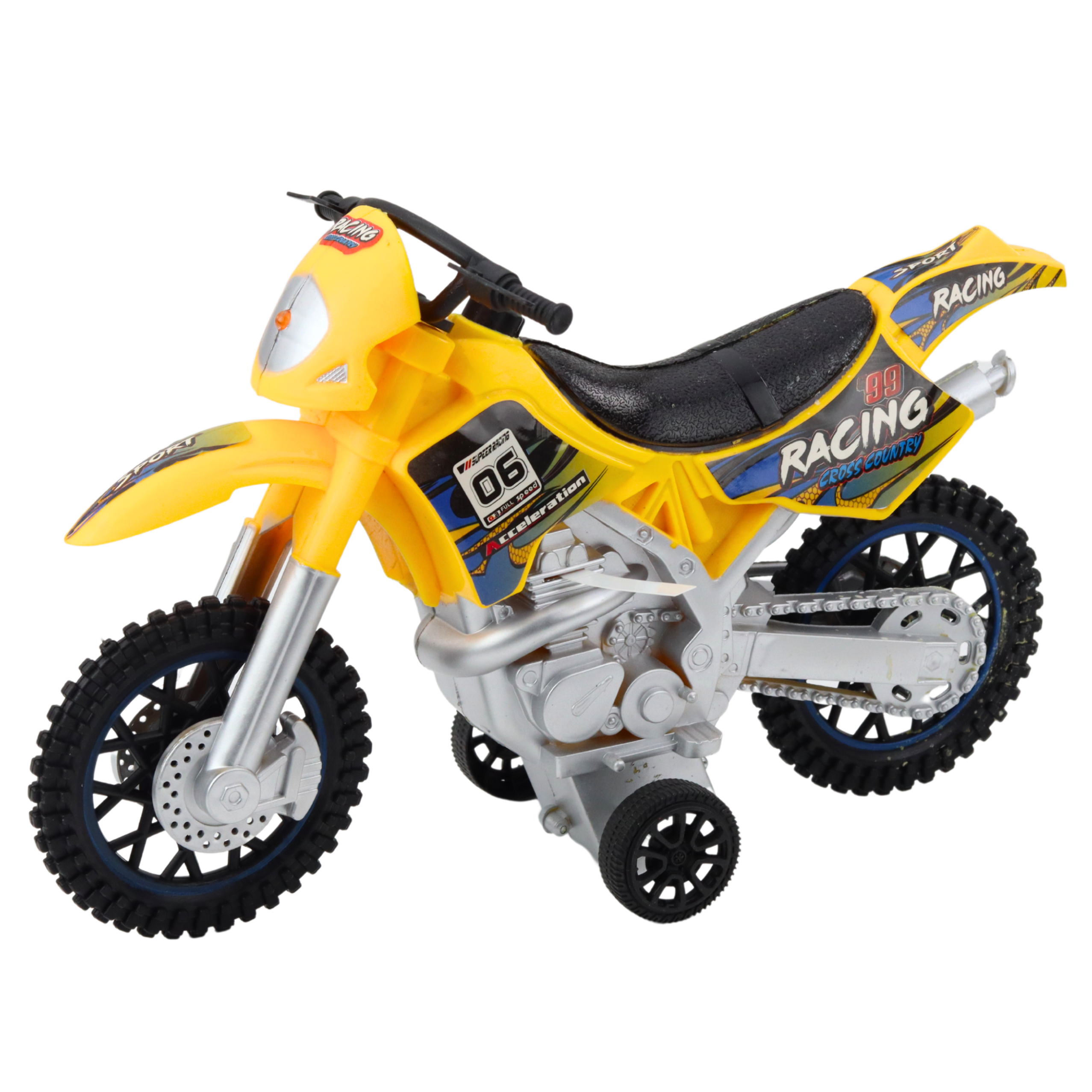 Motocross Off-road Drive Lights Sounds Yellow
