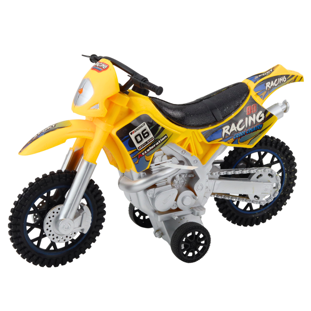 Motocross Off-road Drive Lights Sounds Yellow