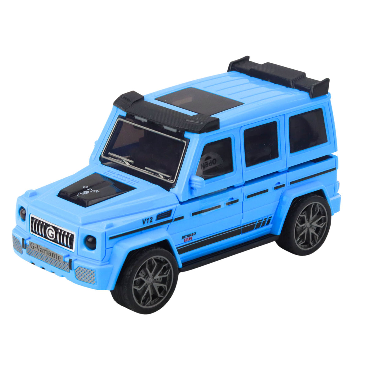 Off-road Car Metal Hidden Car Light Sound White Blue