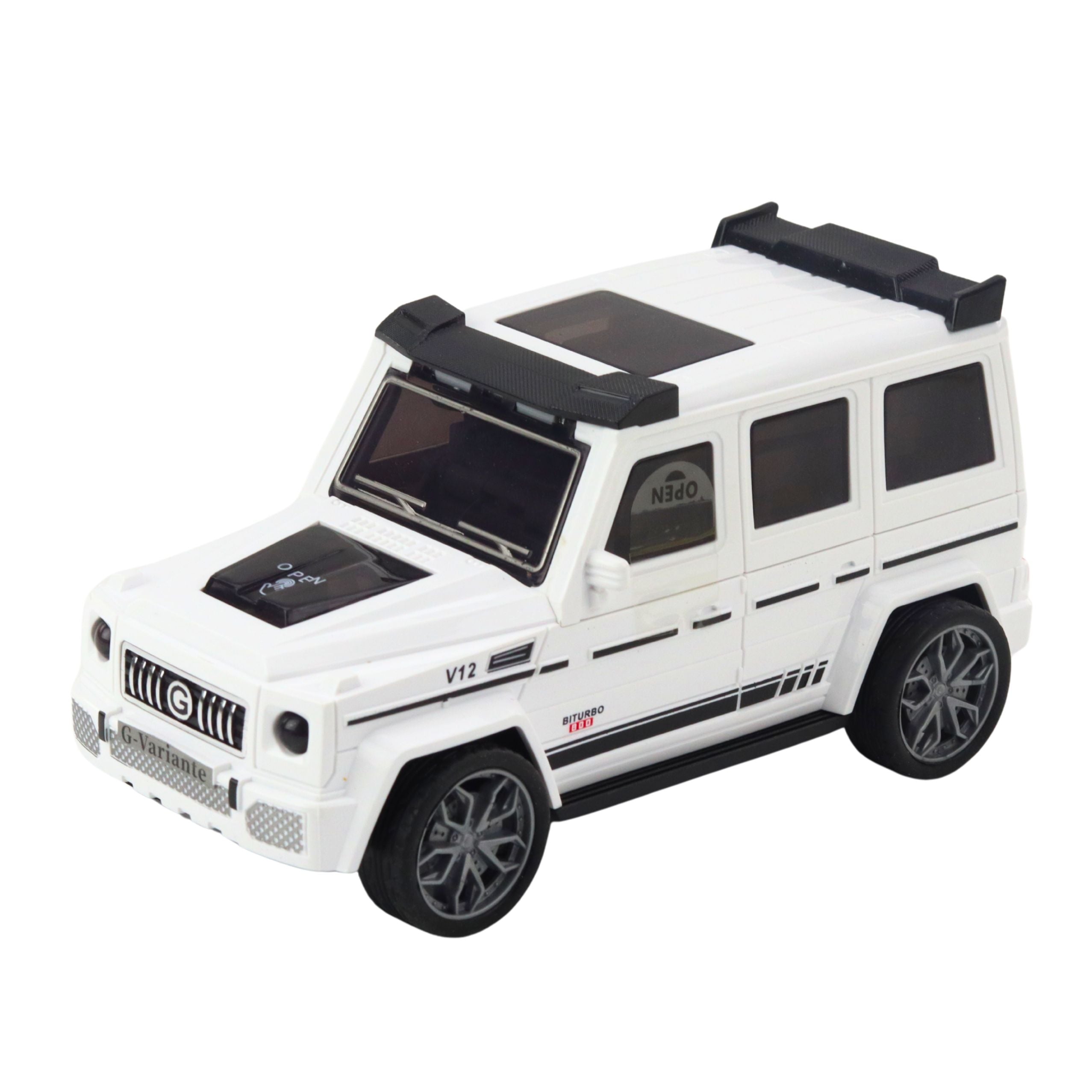 Off-road Car Metal Hidden Car Light Sound White Blue