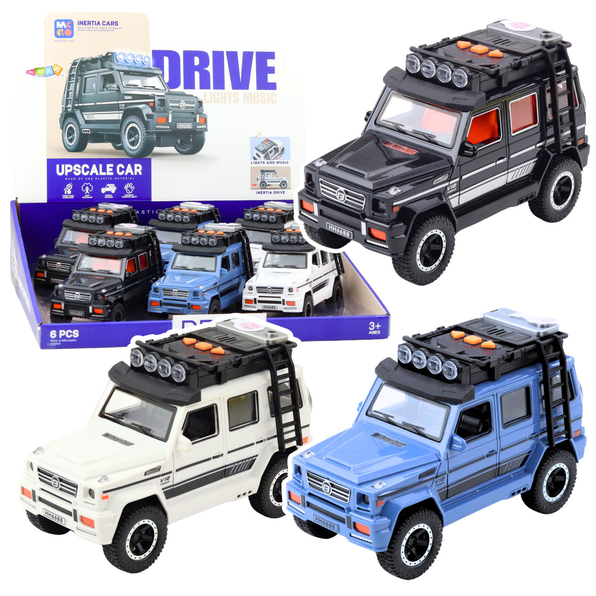 Off-road Vehicle Hh6688 Opening Doors Drive Lights Sounds Mix