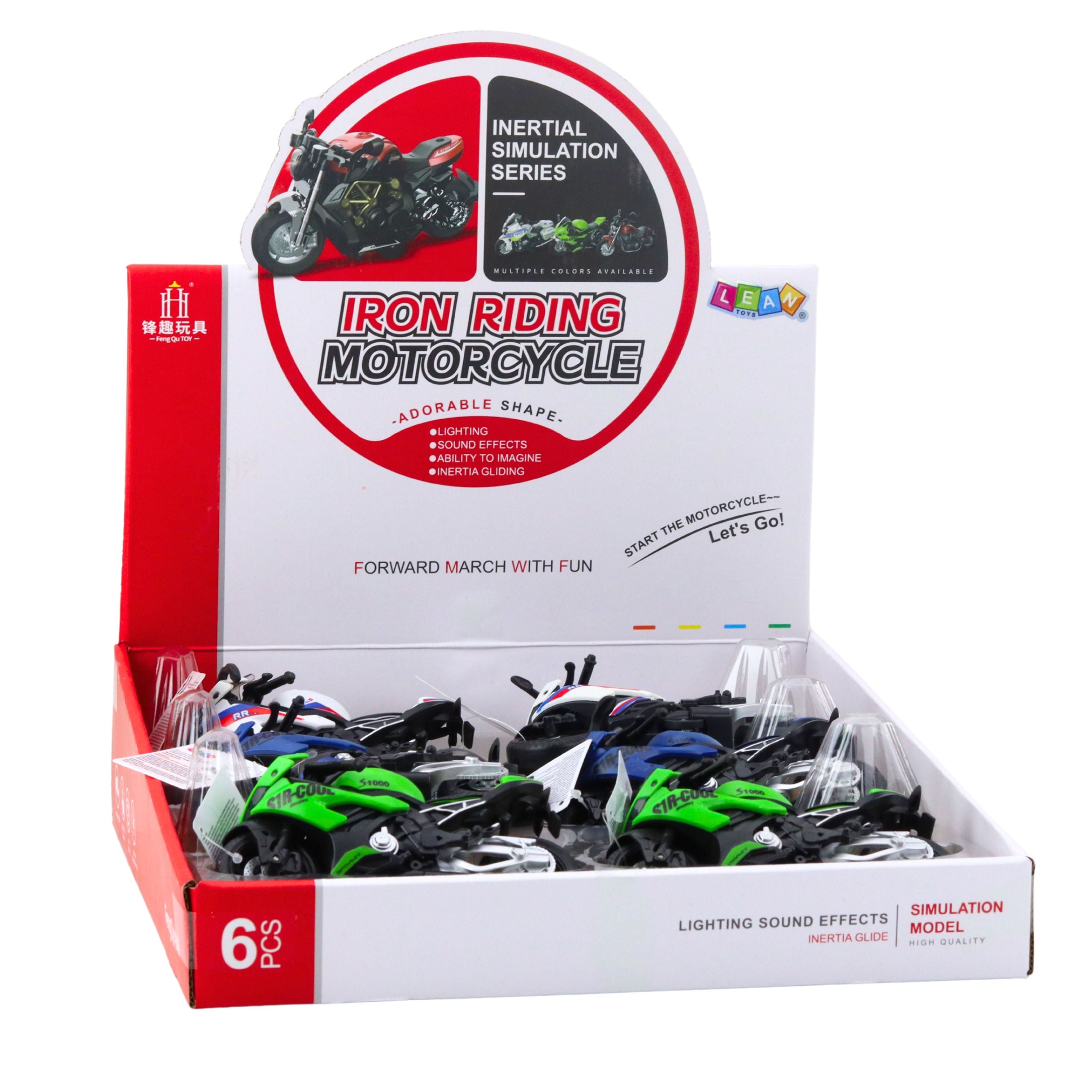 Racing Sports Motorcycle With Lights Sounds Mix