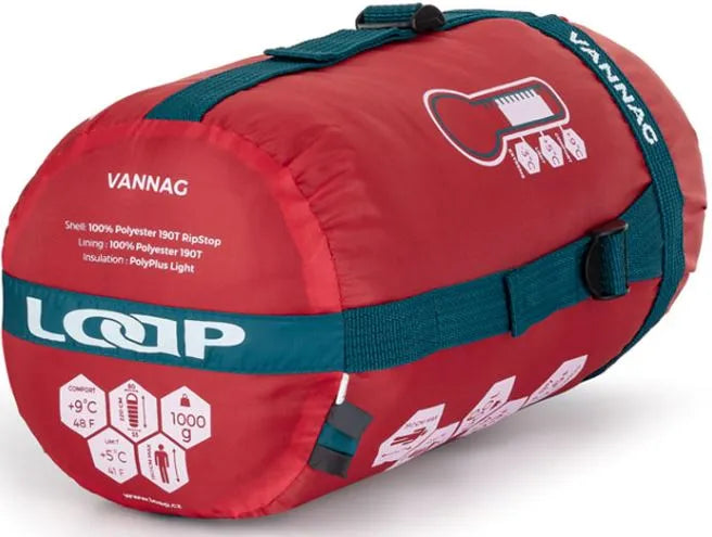 Sleeping Bag Loap Vannag Blue R-right Zi