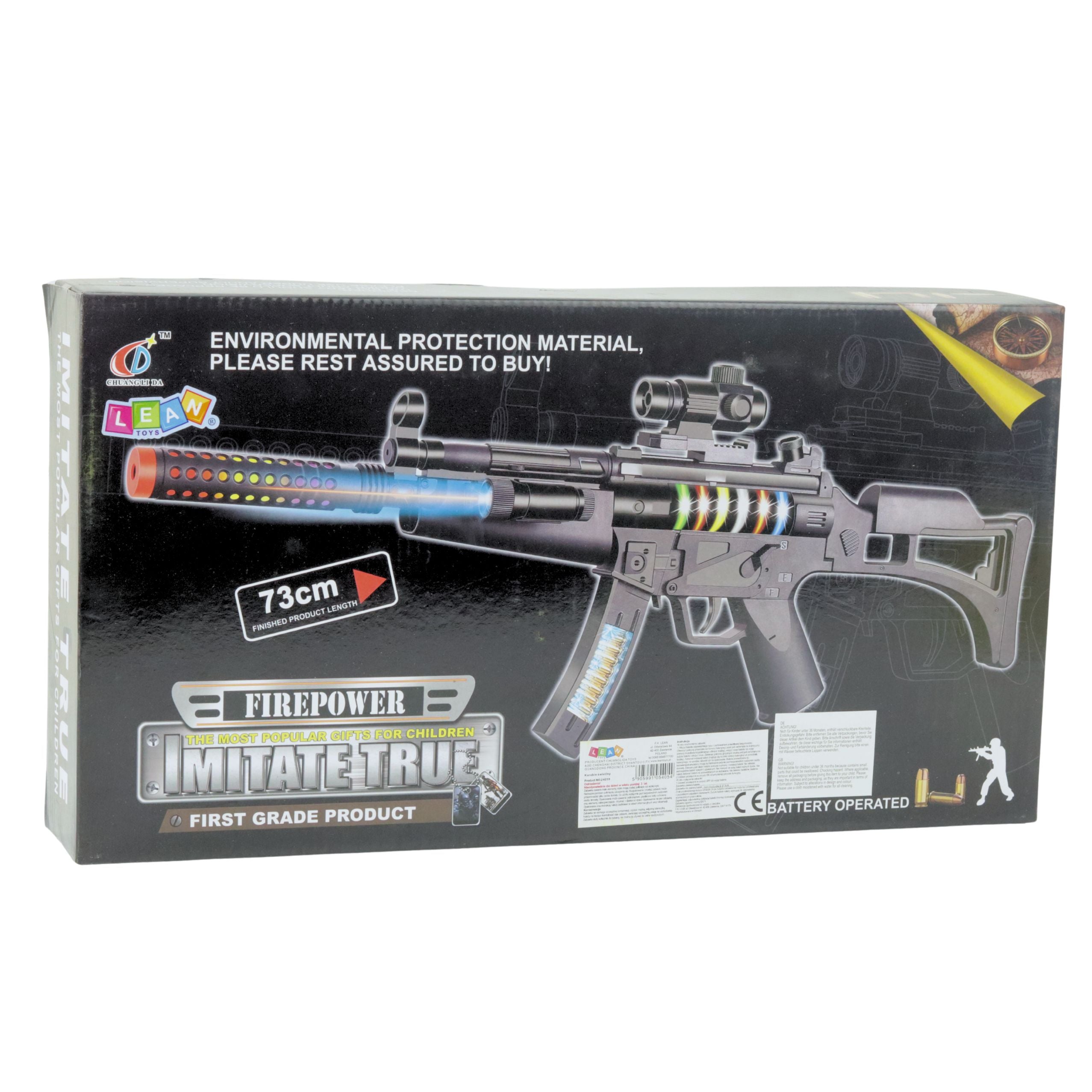 Toy Rifle For Children With Light And Sound 73cm
